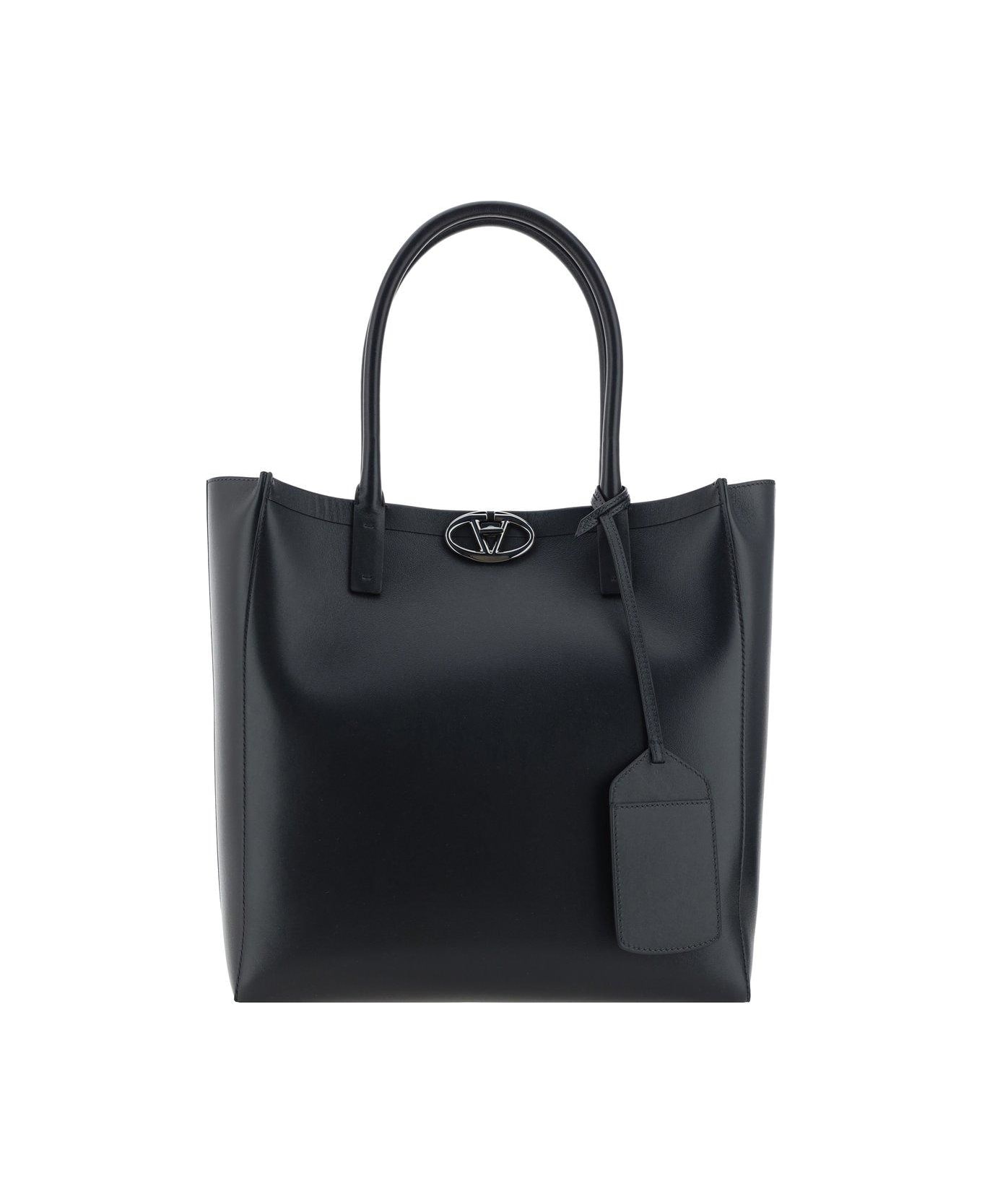 Valentino Garavani V-logo Tote Bag - Nero