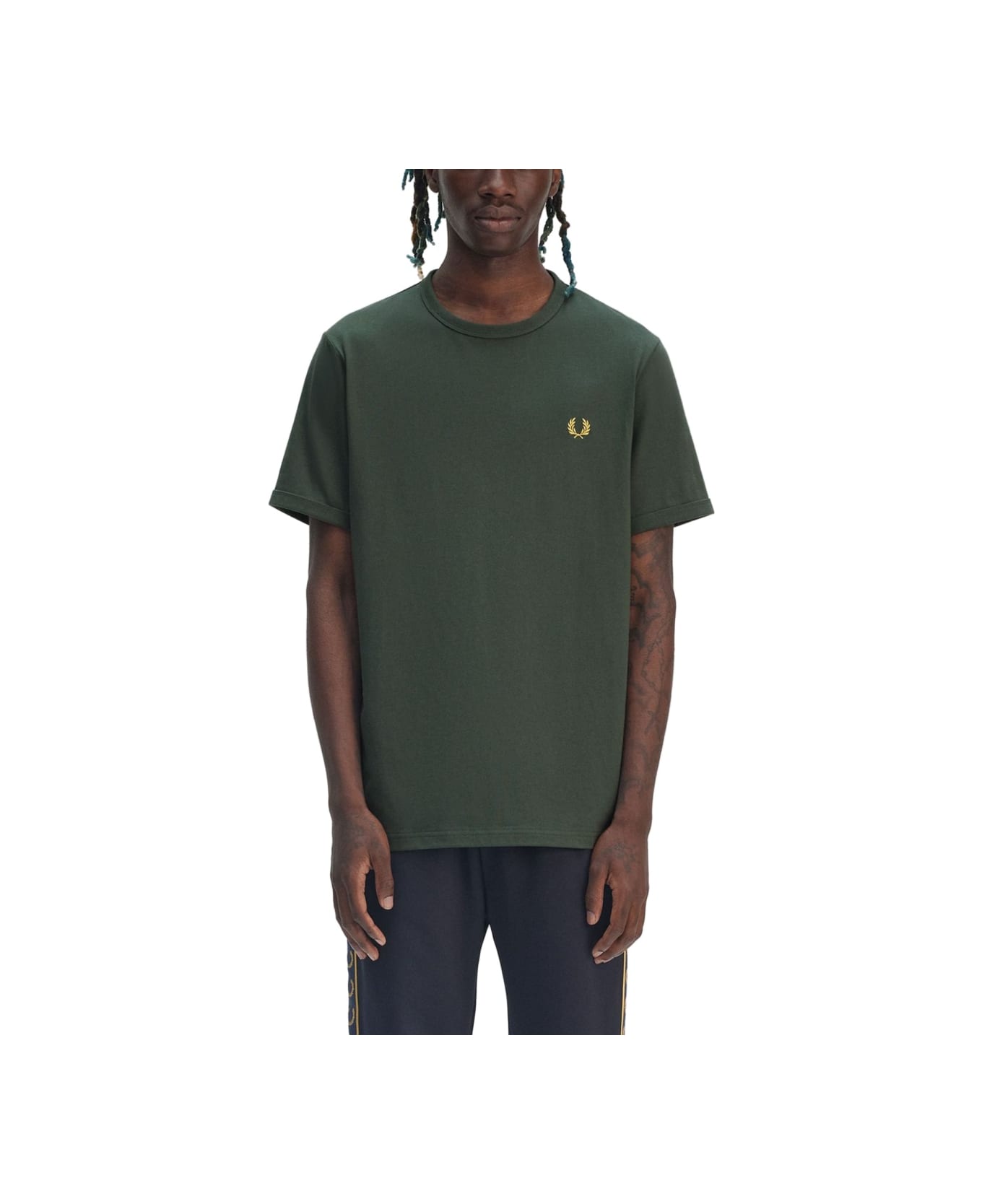 Fred Perry "ringer" T-shirt - GREEN