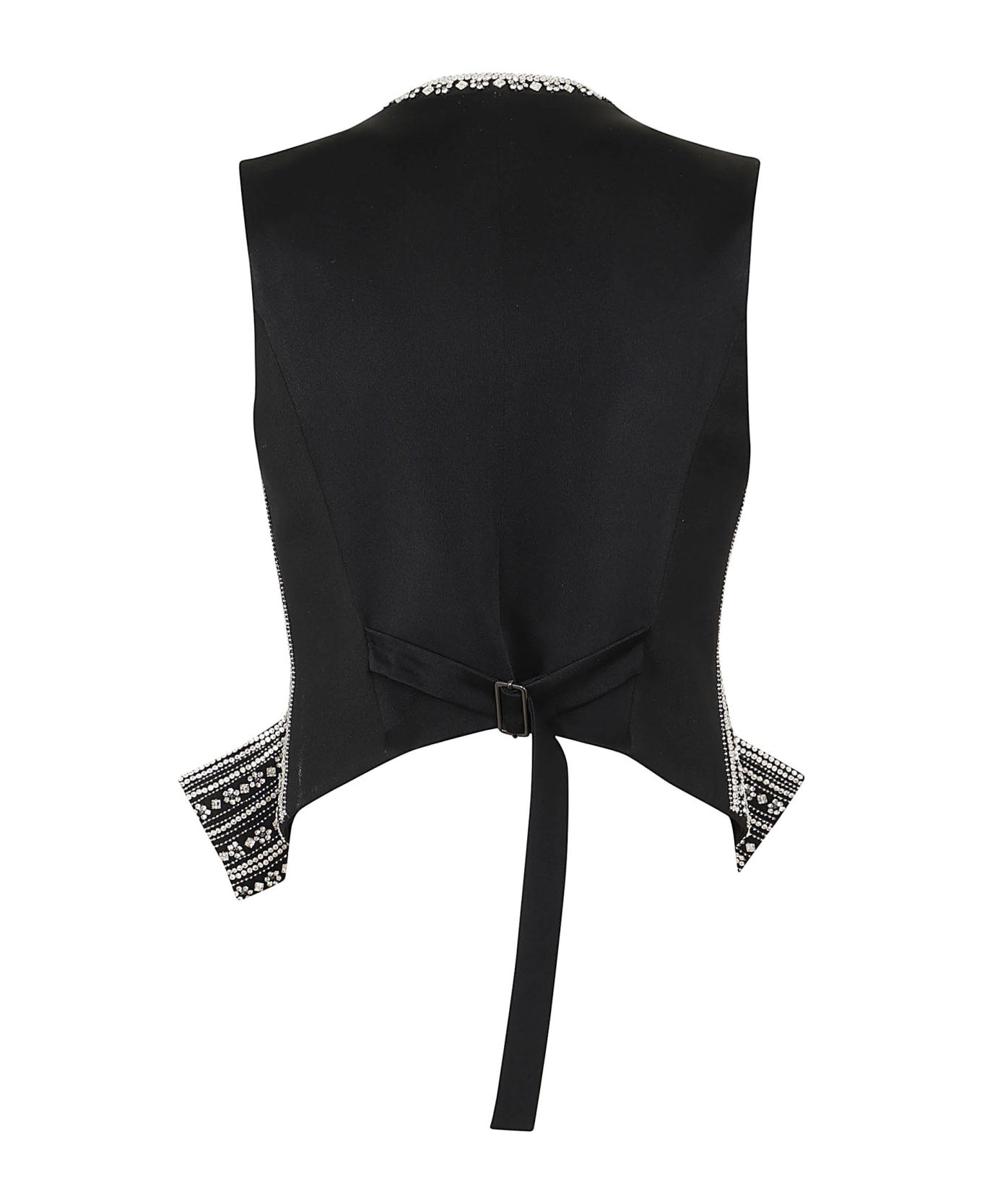 Stella McCartney Crystal-embellished Vest - Black