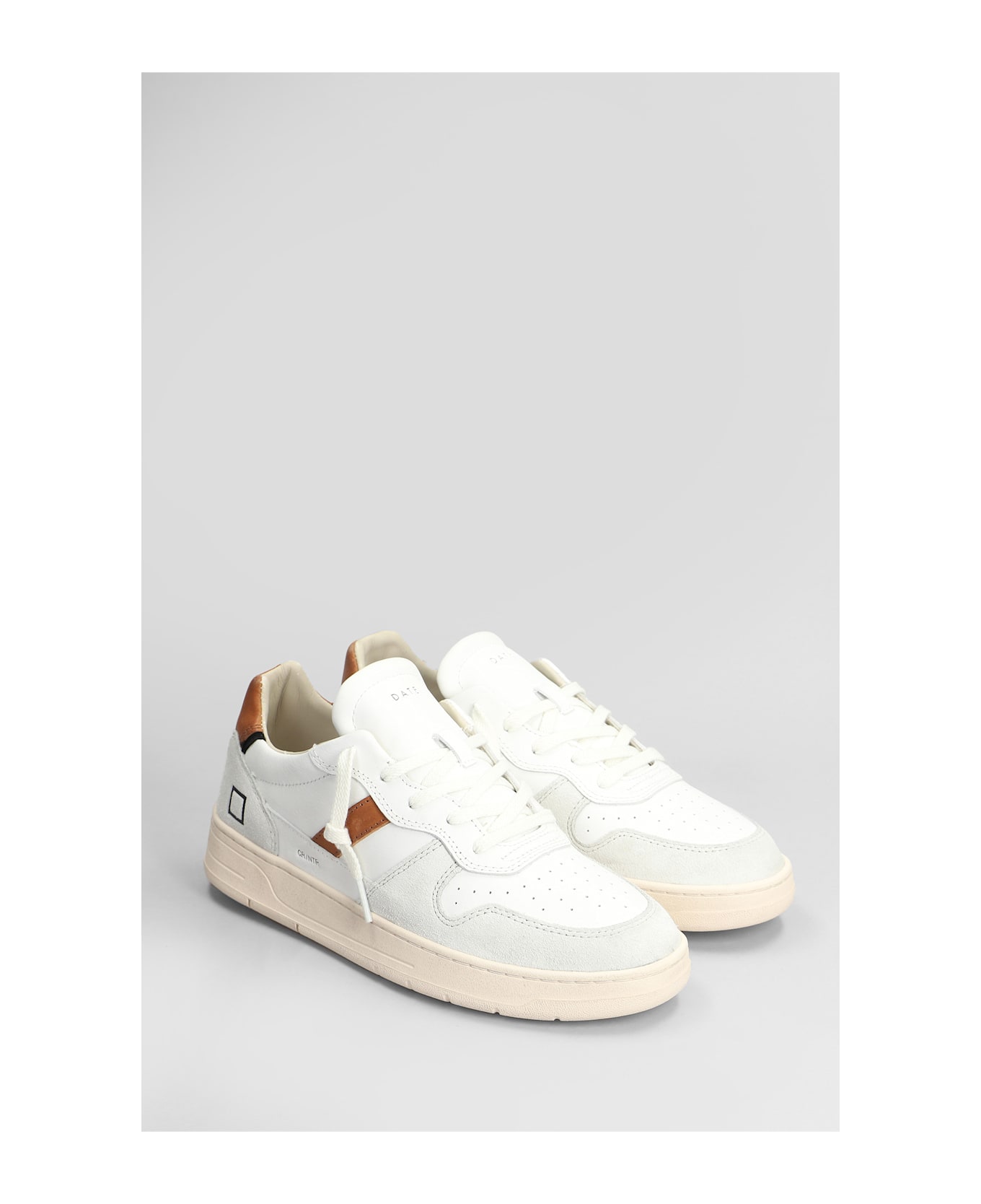 D.A.T.E. Court 2.0 Sneakers In White Leather - white