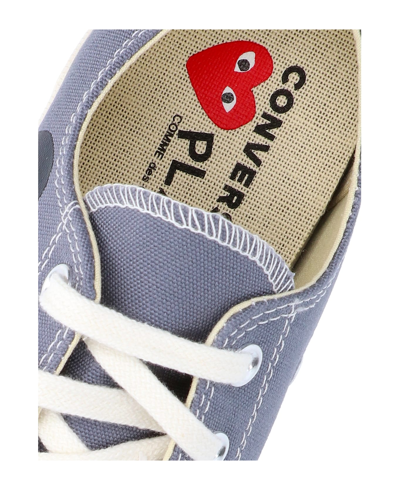 Comme des Garçons Play Low Top Chuck Taylor Sneakers - Gray