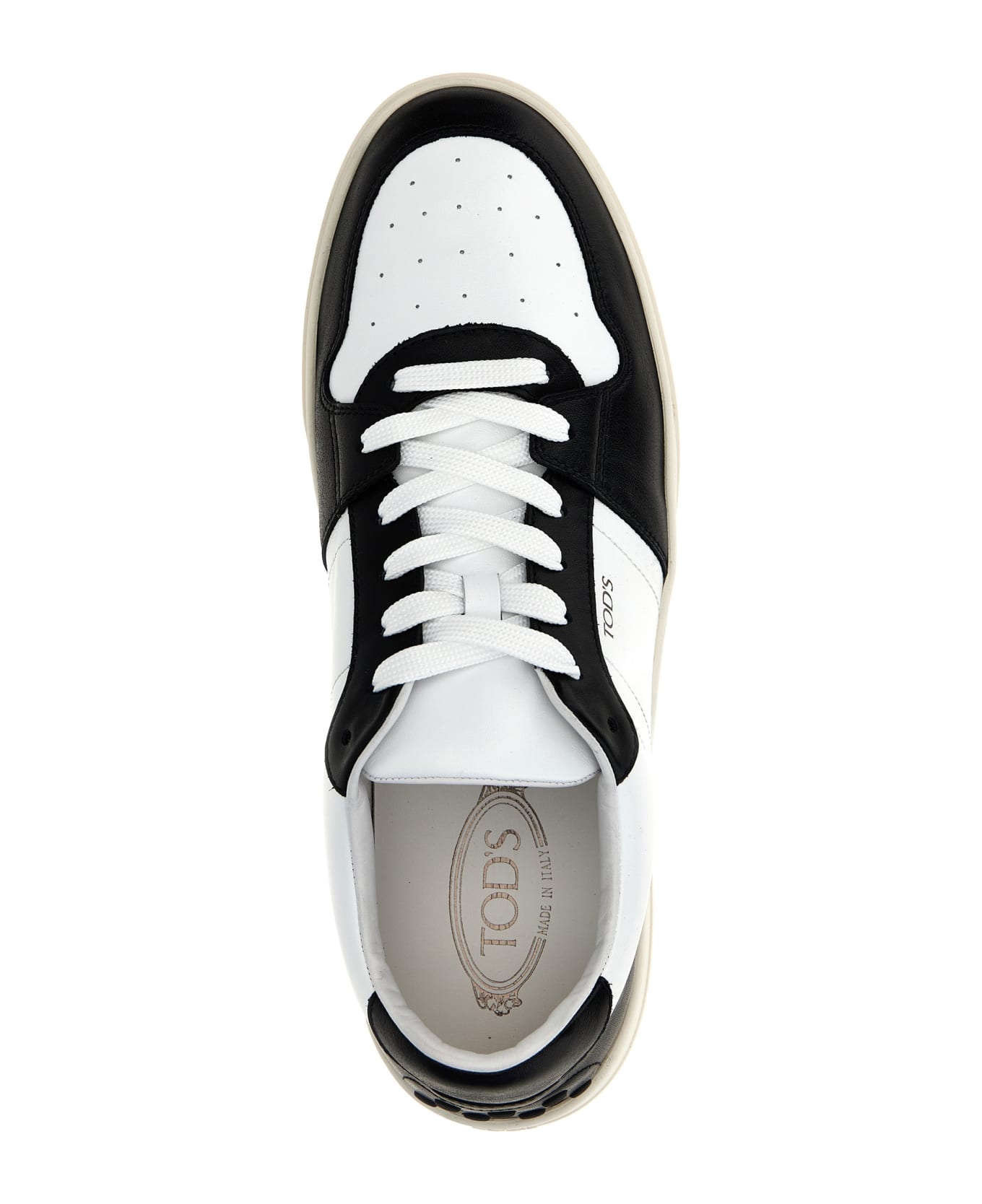 Tod's Leather Sneakers - White/Black