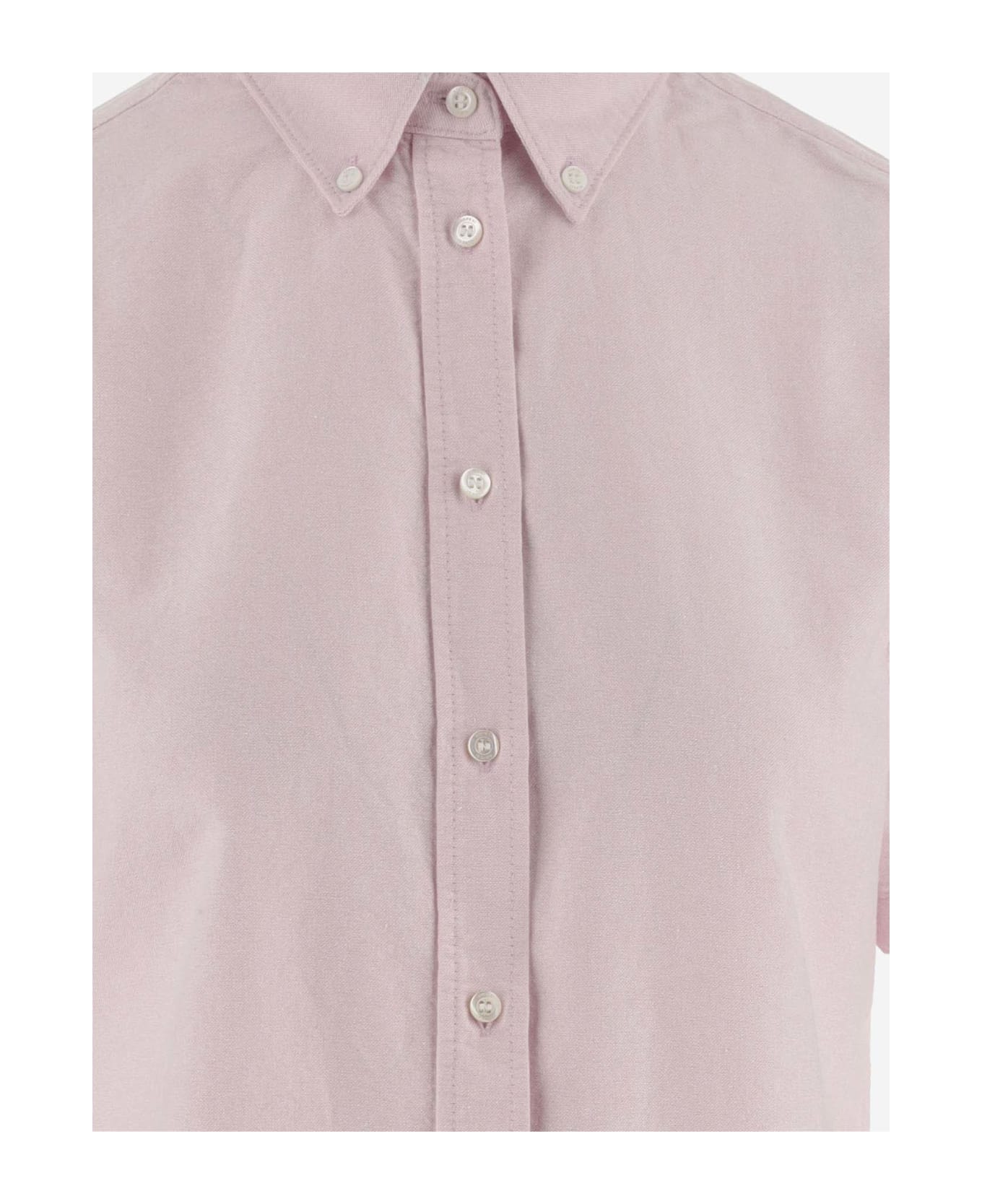 Aspesi Cotton Short Sleeve Shirt - Pink シャツ