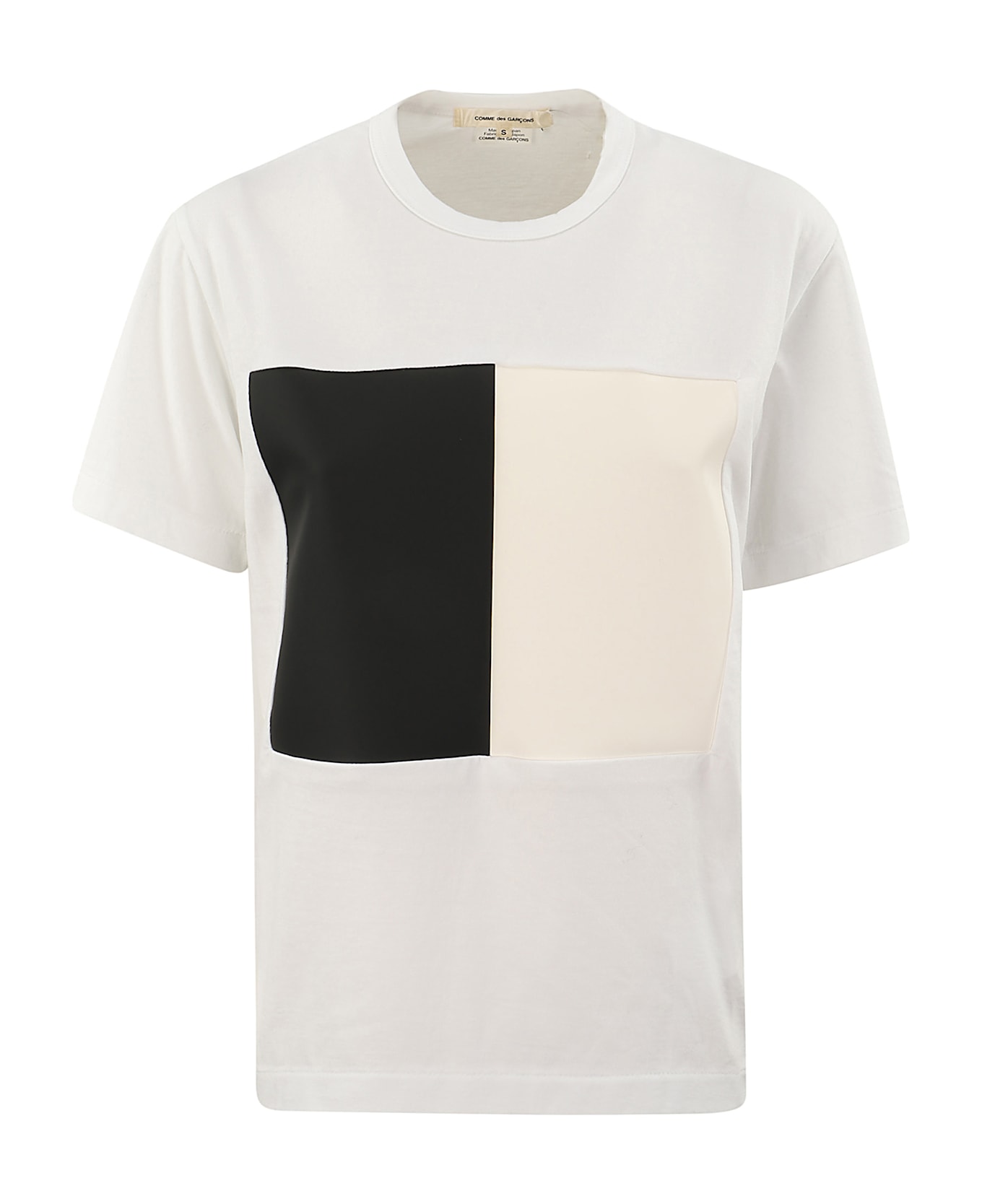 Comme des Garçons Ladies' T-shirt - WHT X BLK X WH