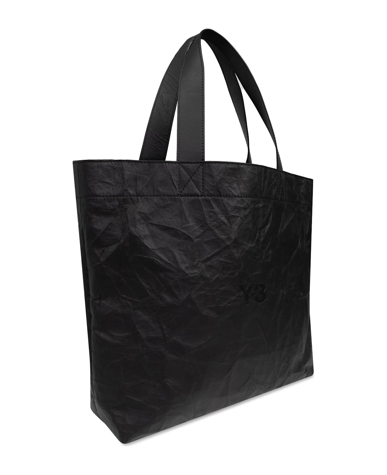 Y-3 Shopper Bag With Logo - BLACK