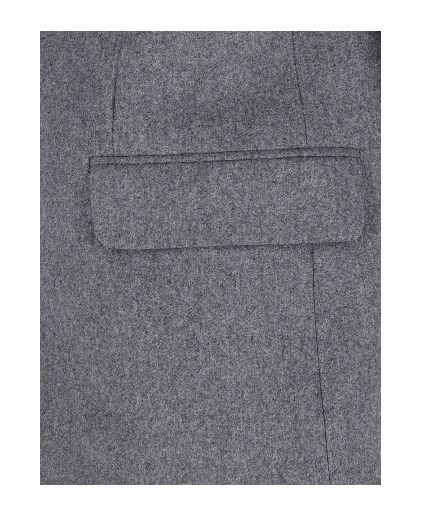 Ami Alexandre Mattiussi Single-breasted Blazer - Gray
