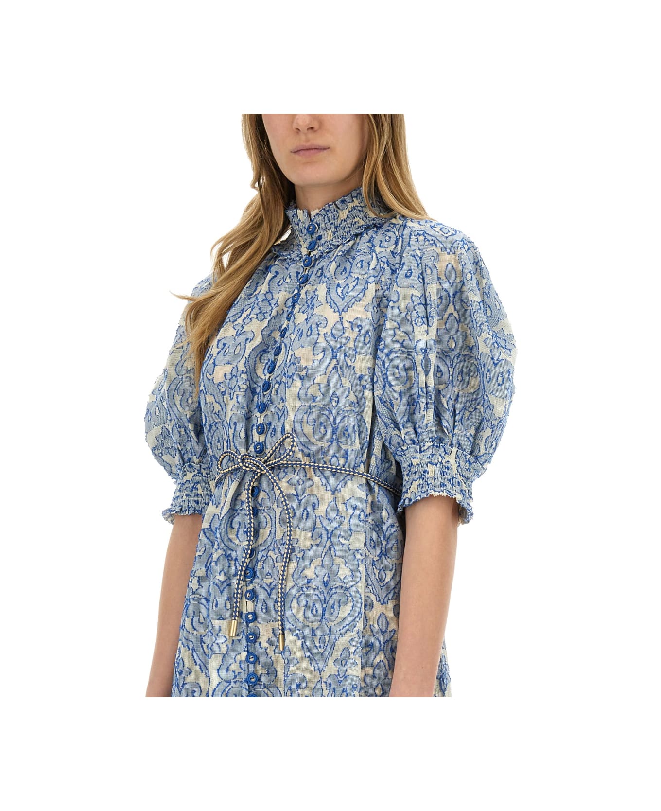 Zimmermann Midi Dress "wylie" - BLUE