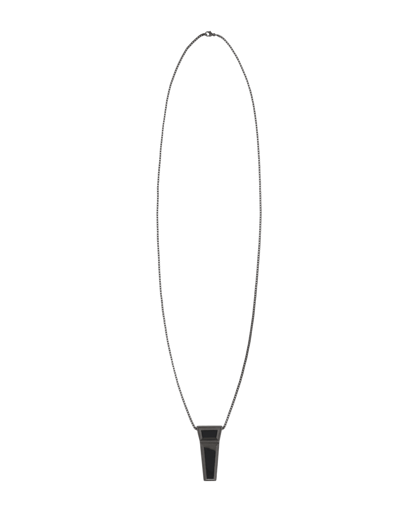Rick Owens Trunk Pendant Necklace - black