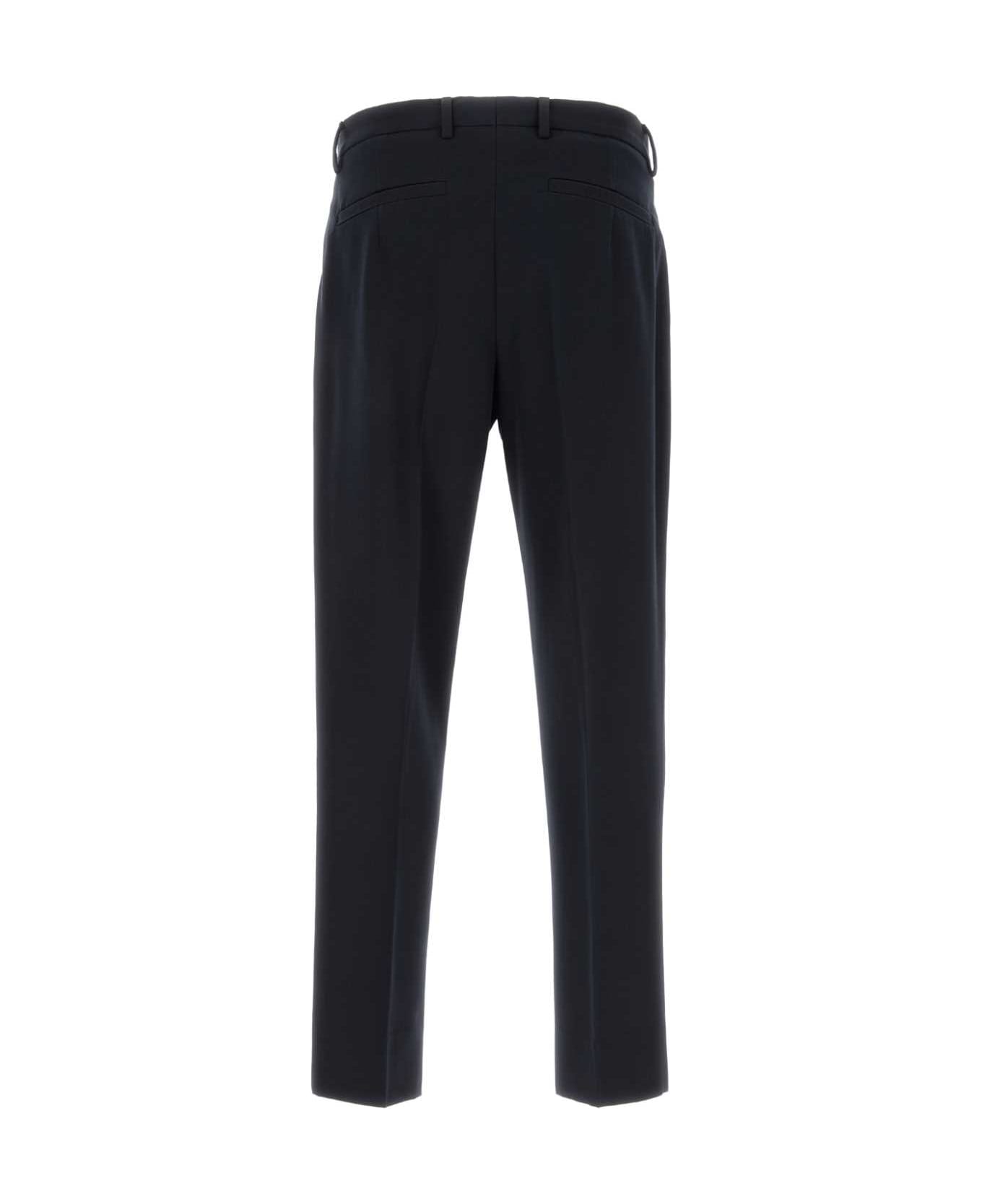 Zegna Midnight Blue Cotton Blend Pant - B09R