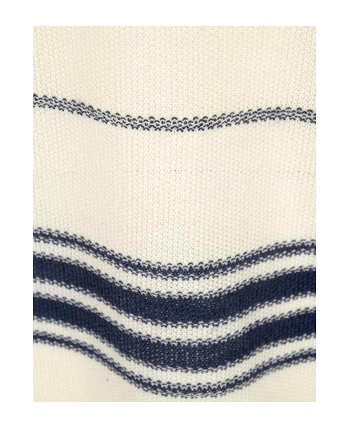 Maison Margiela Striped Sweater - White