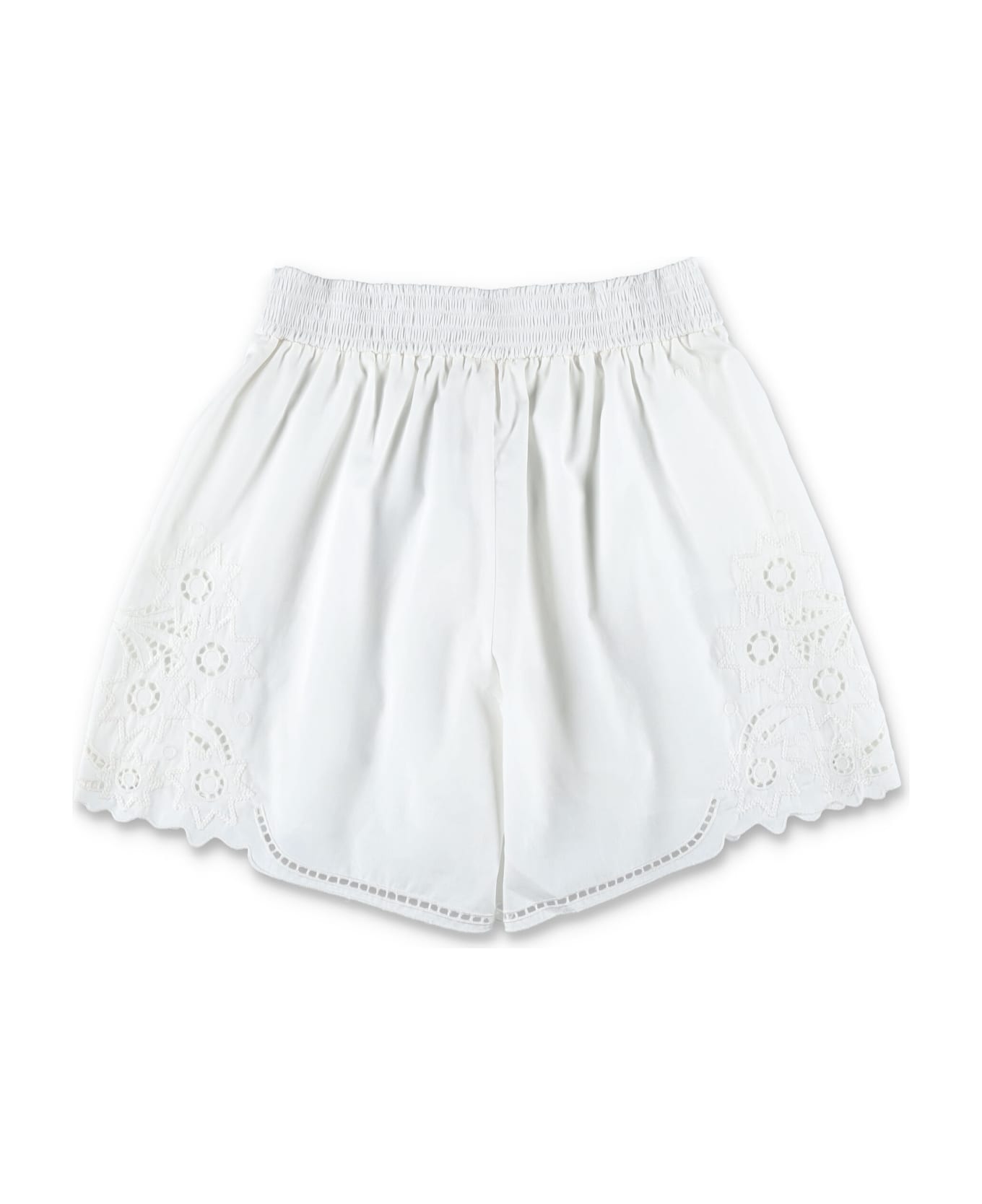 Chloé Broderie Anglaise Shorts - WHITE