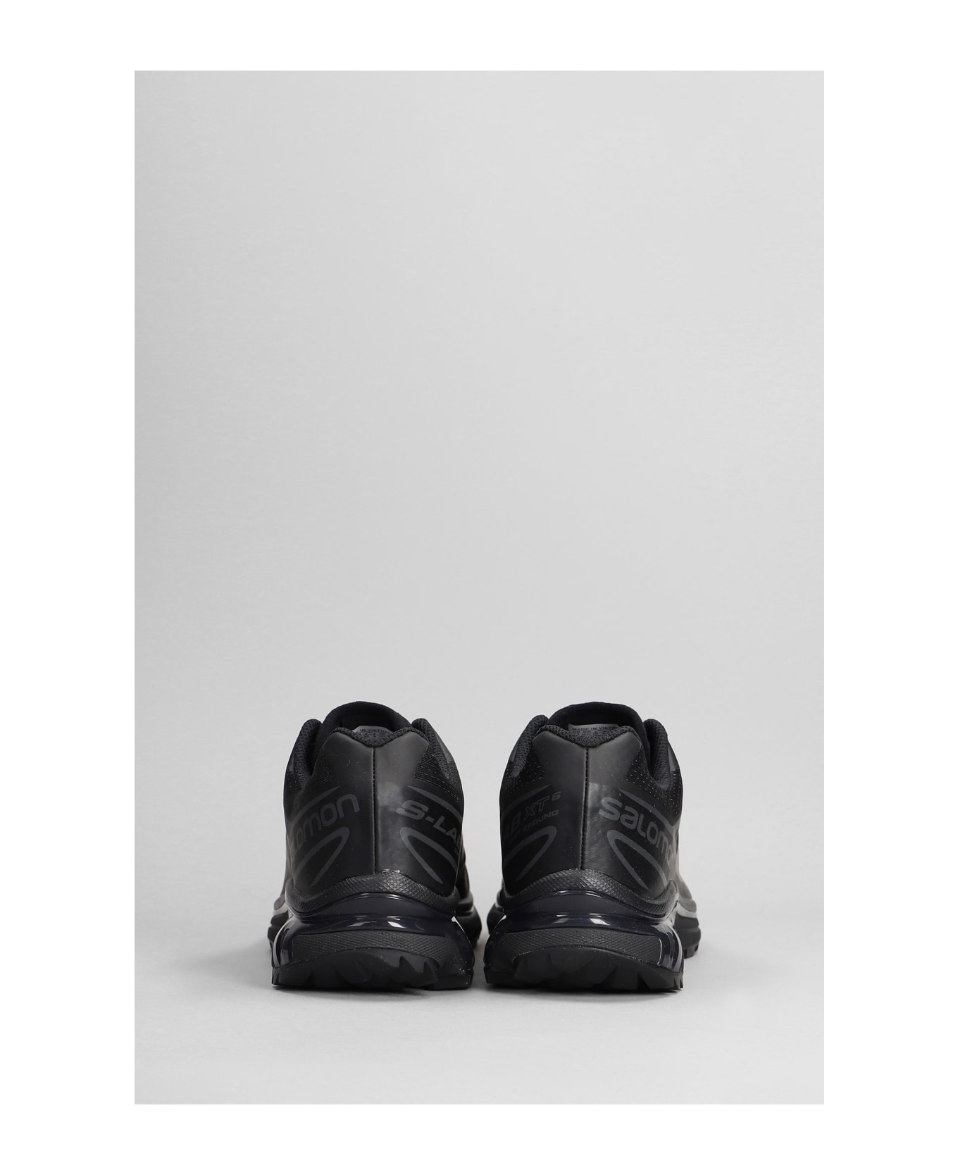Salomon Xt-6 Sneakers In Black Synthetic Fibers - Black