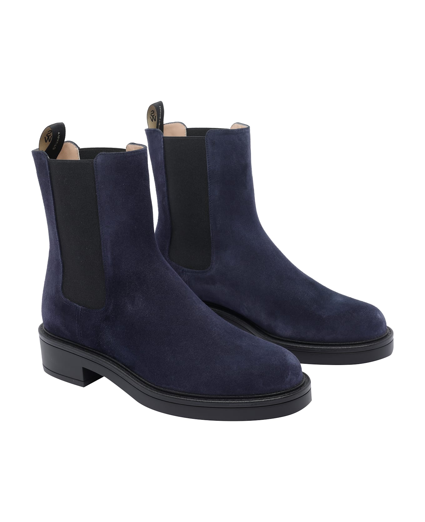 Stuart Weitzman Celia Chelsea Booties - Blue