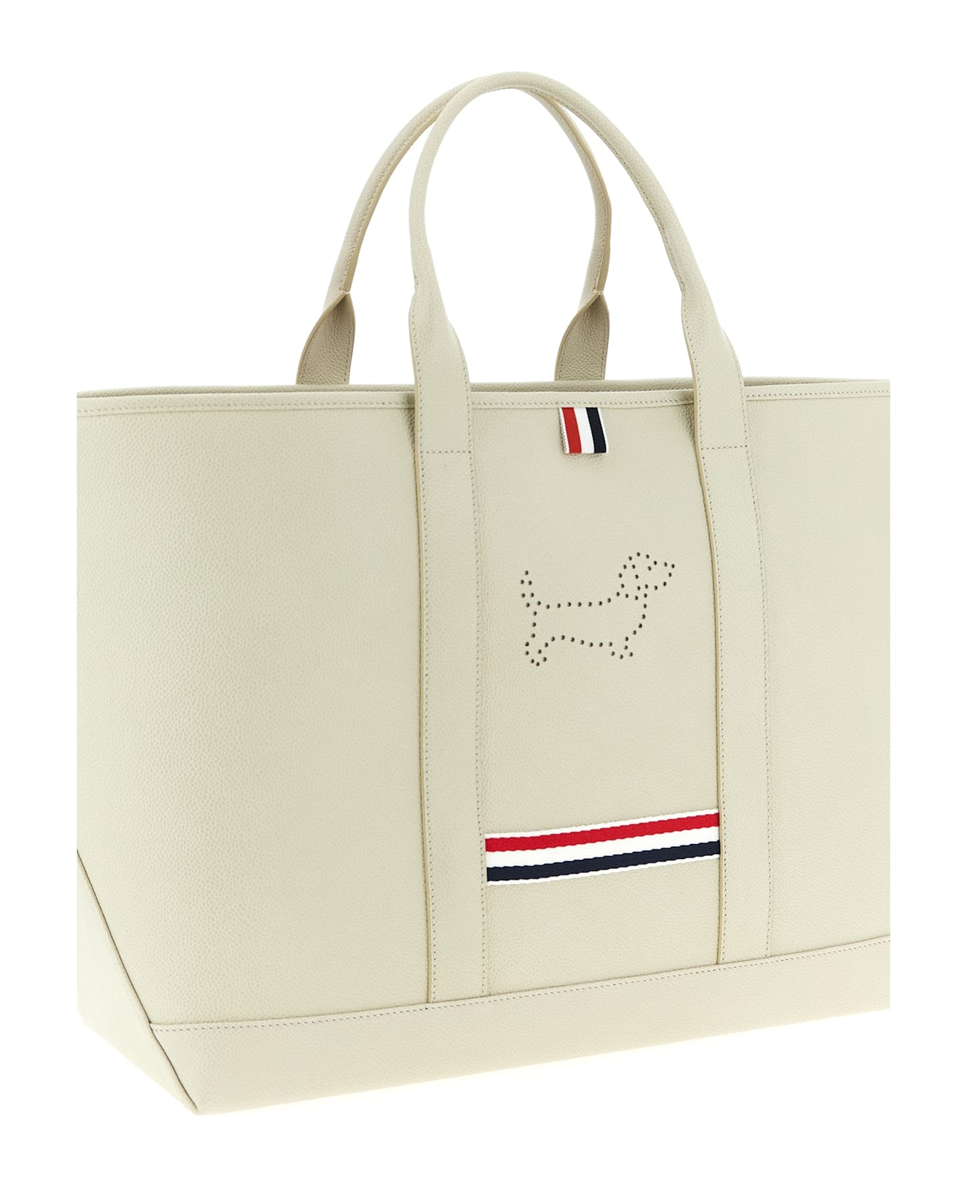 Thom Browne 'tool Tote' Shopping Bag - White