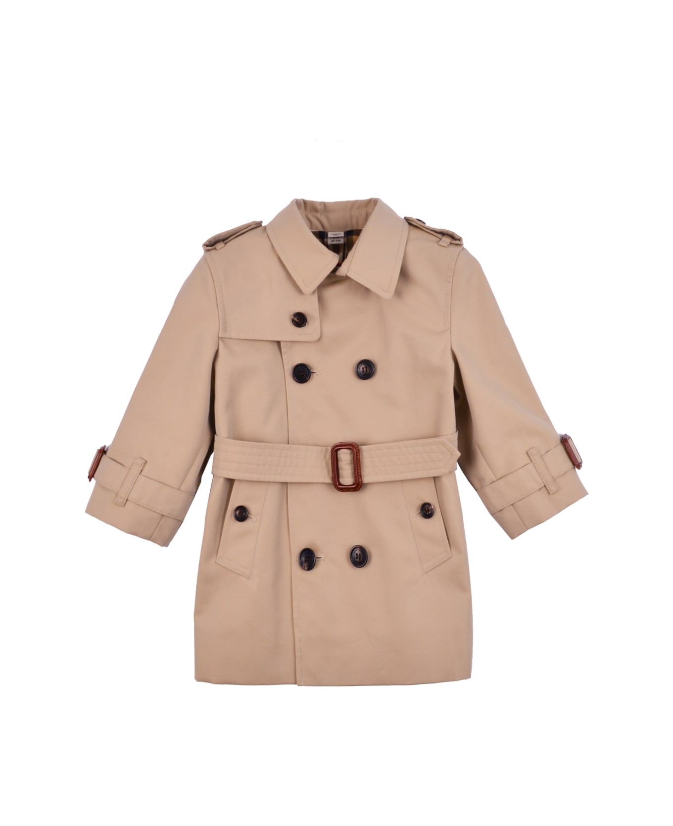 Burberry Trench In Cotton - Beige