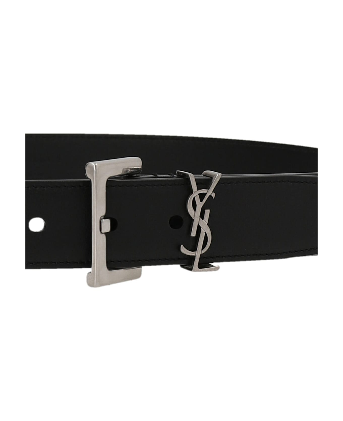 Saint Laurent 'monogram Belt - Black  