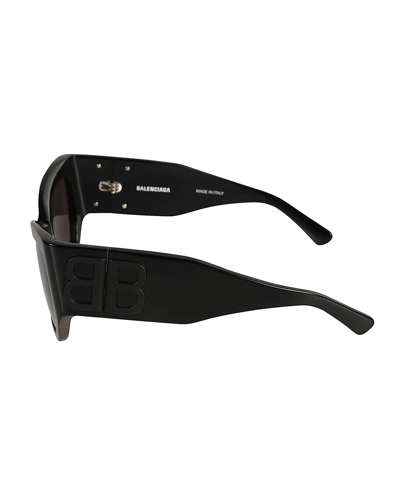 Balenciaga Eyewear Bb Embossed Cat-eye Sunglasses - Nero/Grigio サングラス