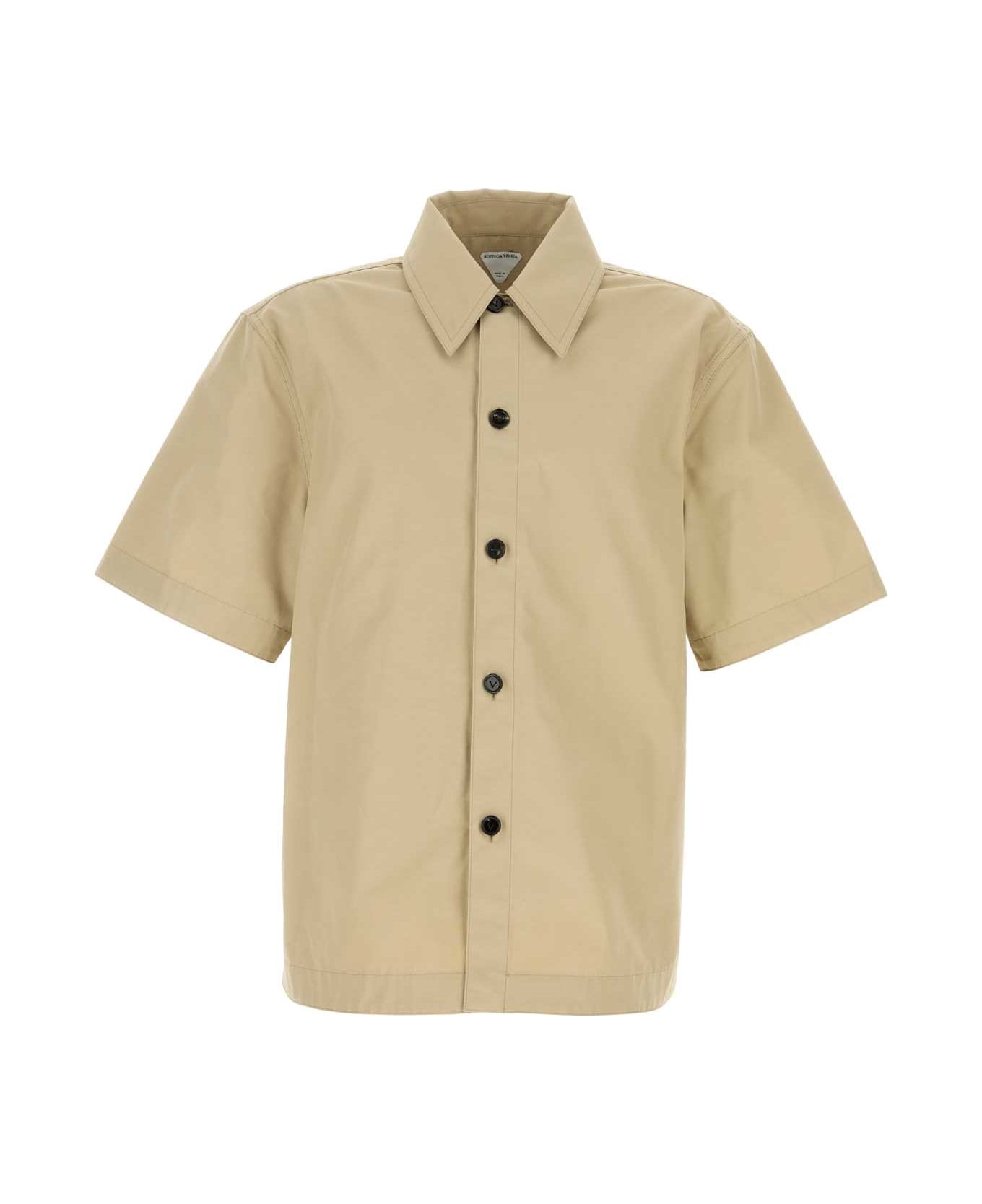 Bottega Veneta Beige Nylon Blend Shirt - SAHARA