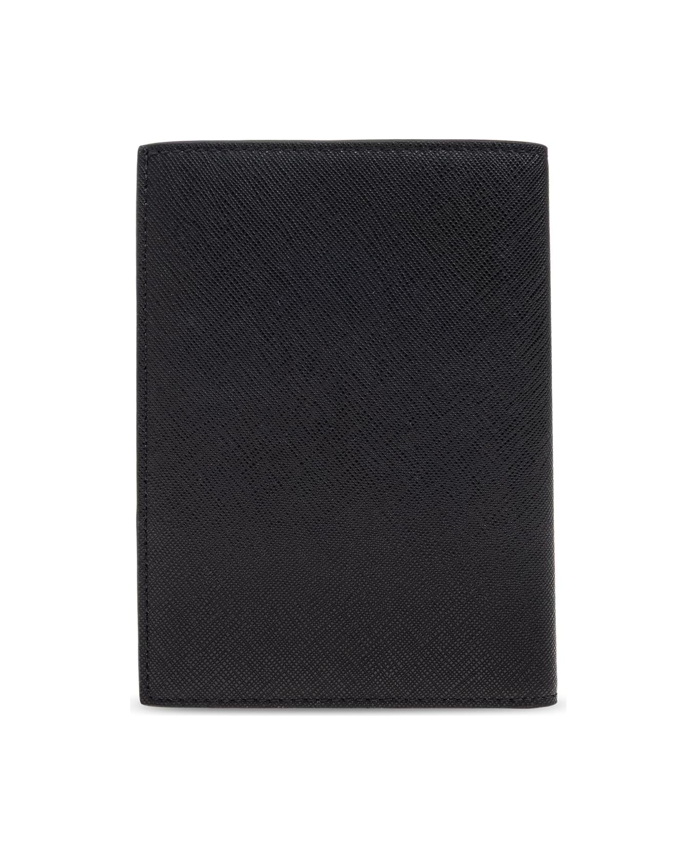 Emporio Armani Elegant Document Holder - Black
