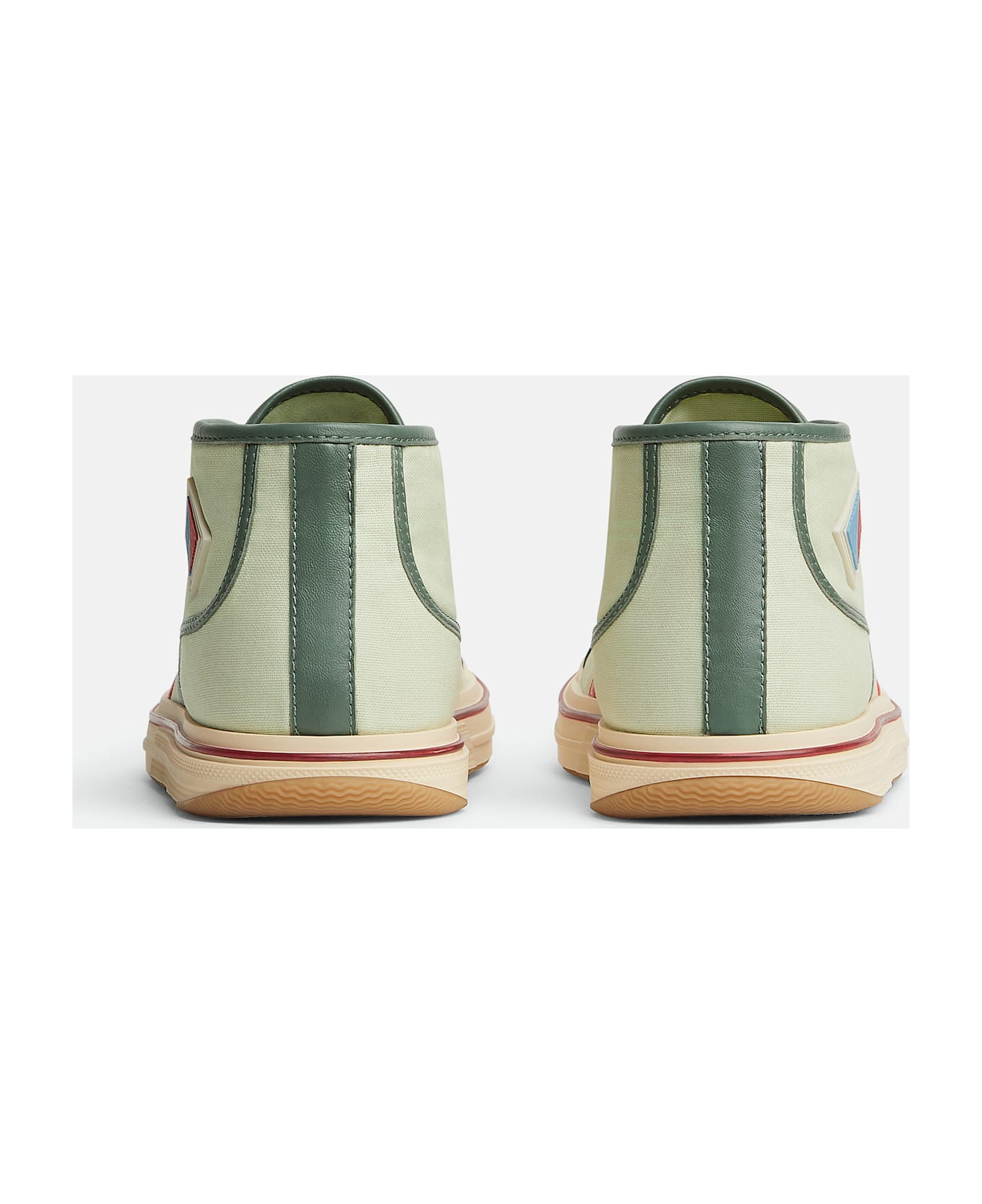 Bottega Veneta Sneakers Summer Canvas/calf High - Green