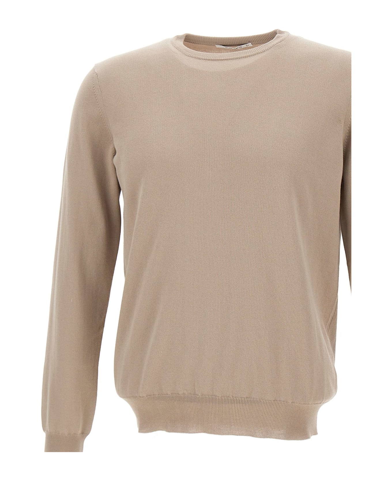 Kangra Cotton Sweater - BEIGE