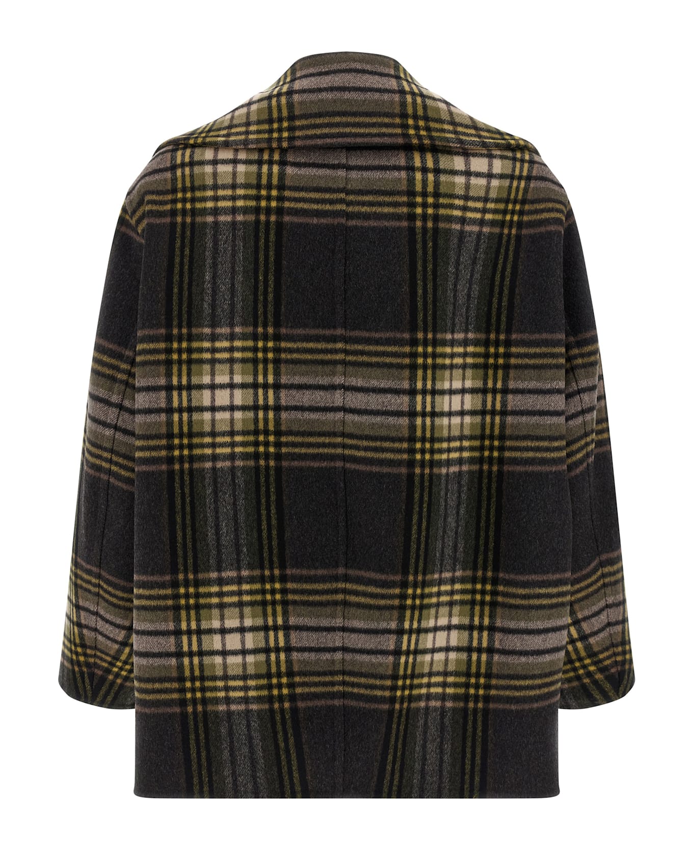 Saint Laurent Caban Coat - Multicolor
