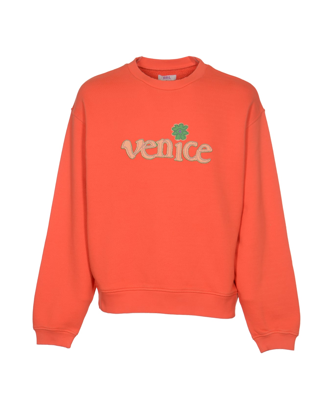 ERL Venice Logo Ribbed Sweatshirt - Red