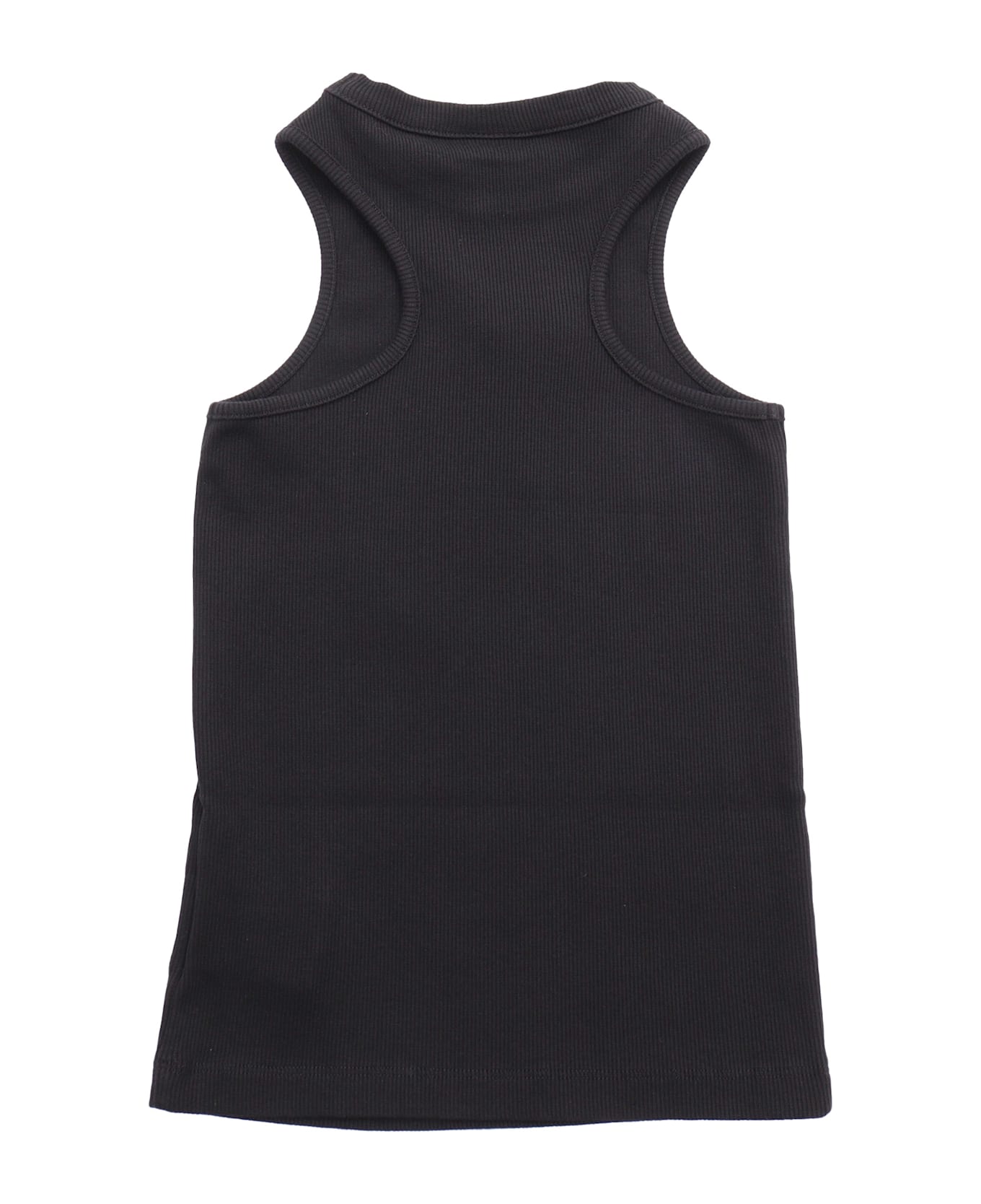 Off-White Off Stamp Clear Ribbed Tank Black - Whit - BLACK
