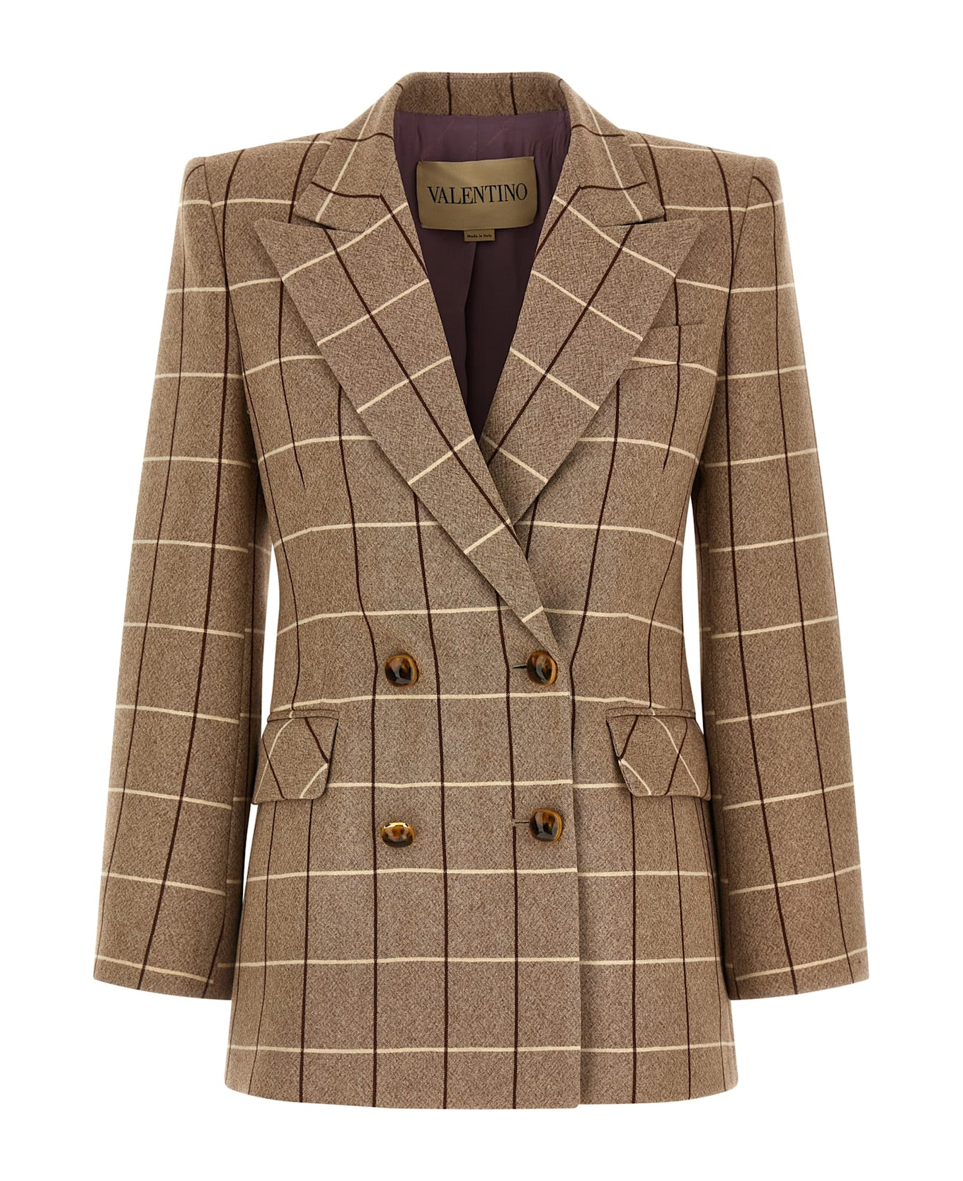 Valentino Garavani Double-breasted Blazer - Beige