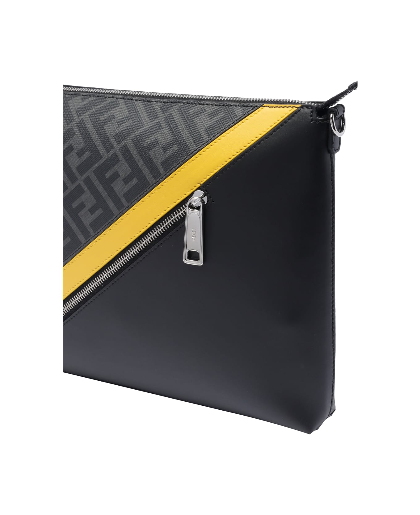 Fendi Diagonal Messenger - Black