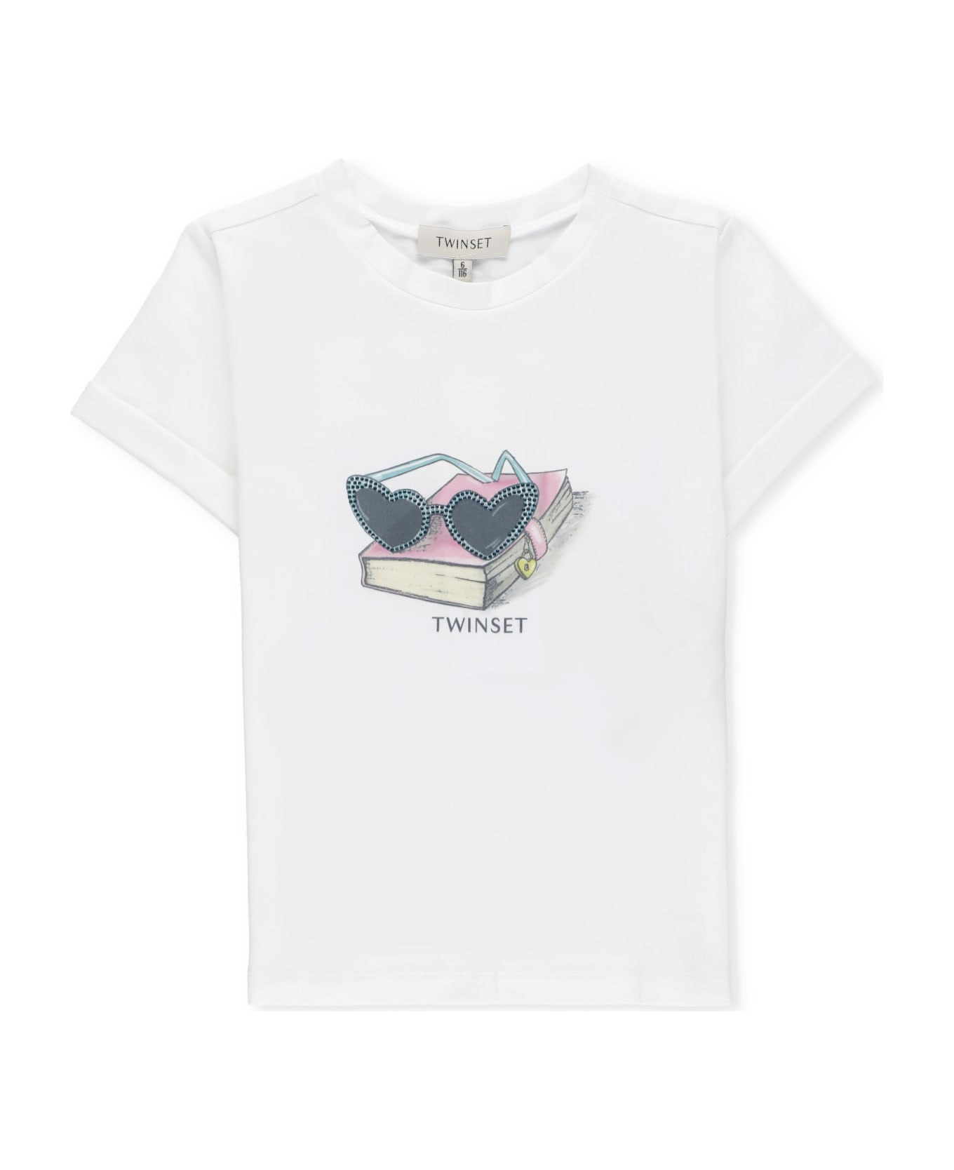 TwinSet T-shirt With Print - White