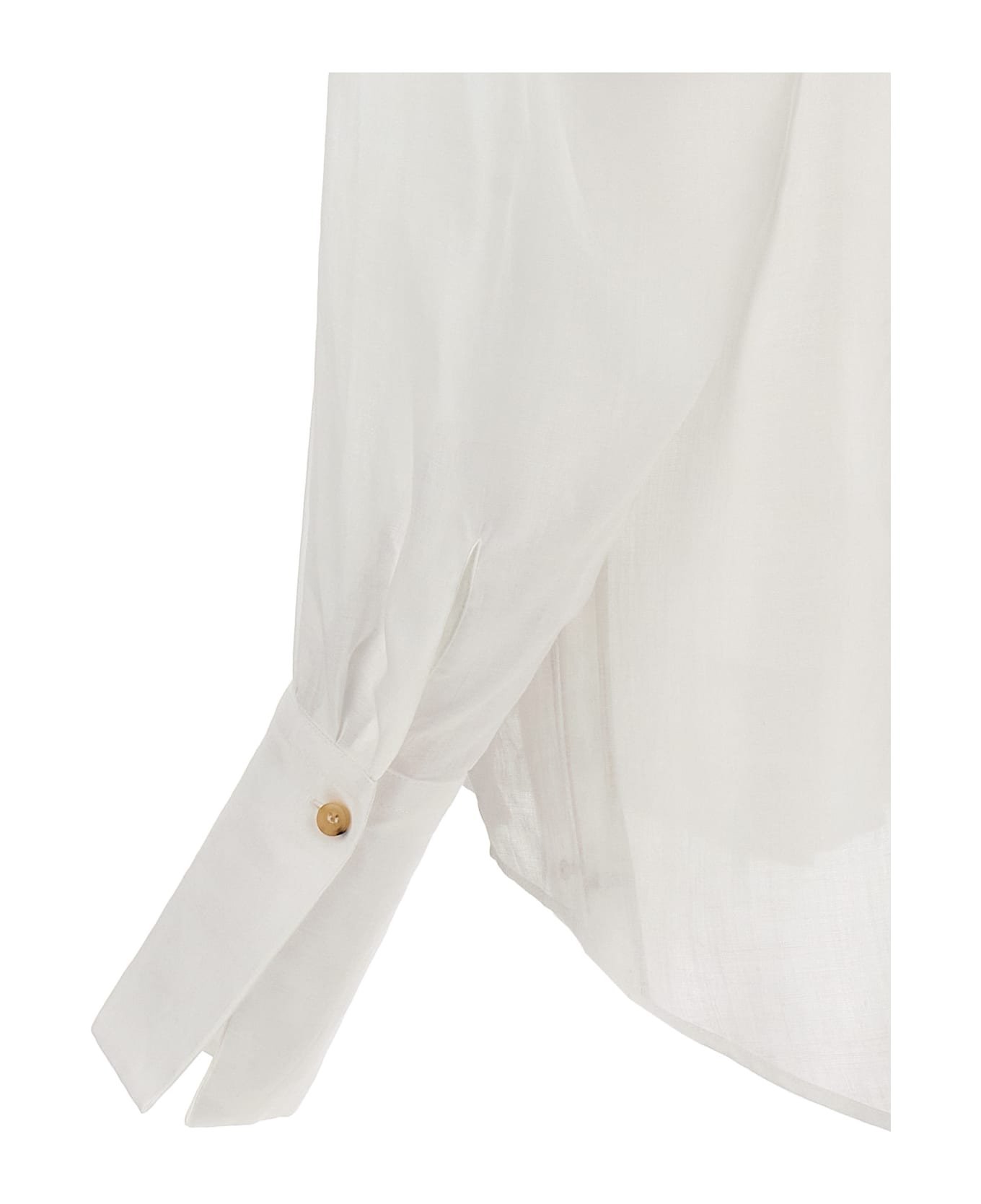 Ermanno Scervino Embroidered Shirt - White