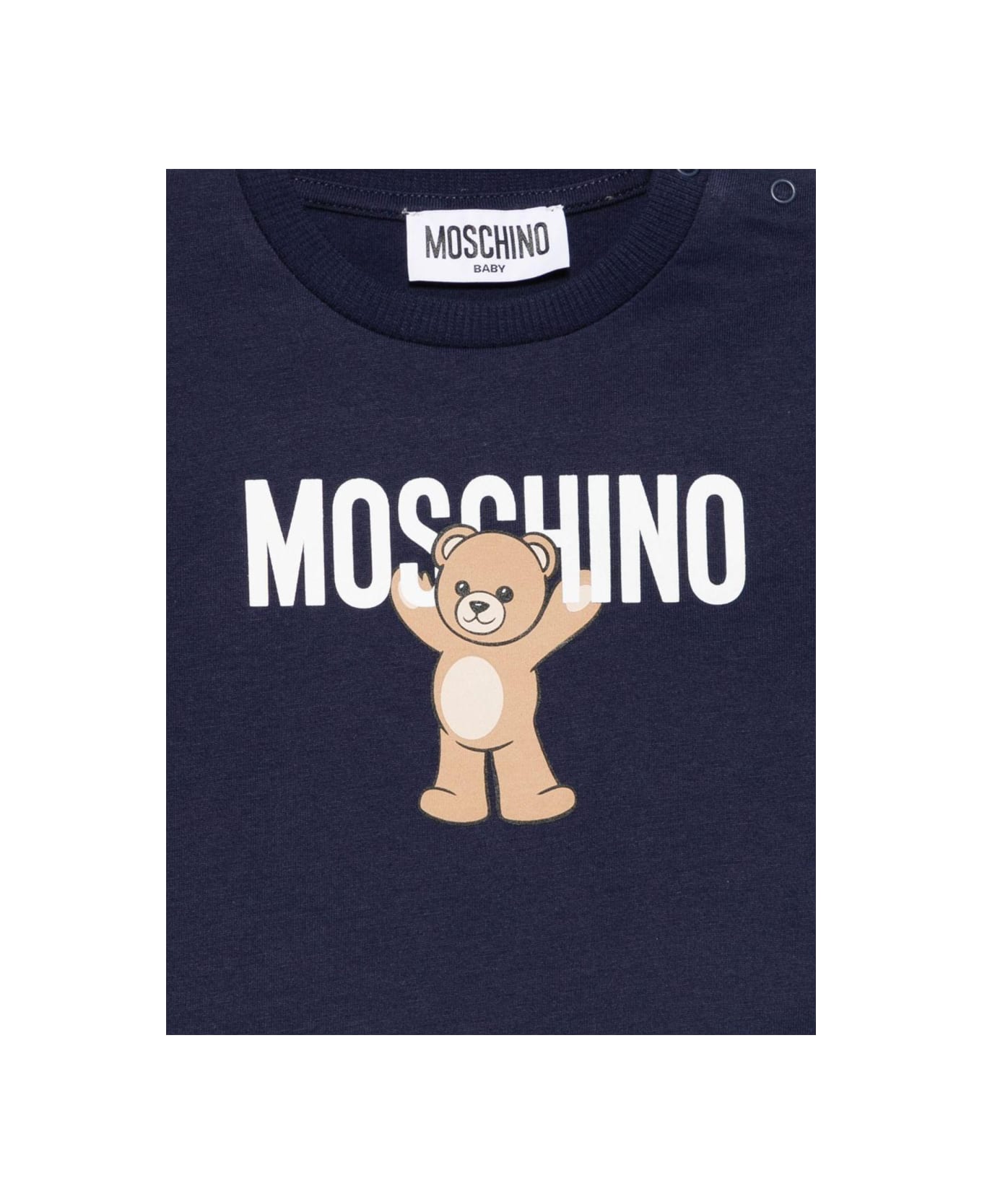 Moschino T-shirt With Logo - BLUE