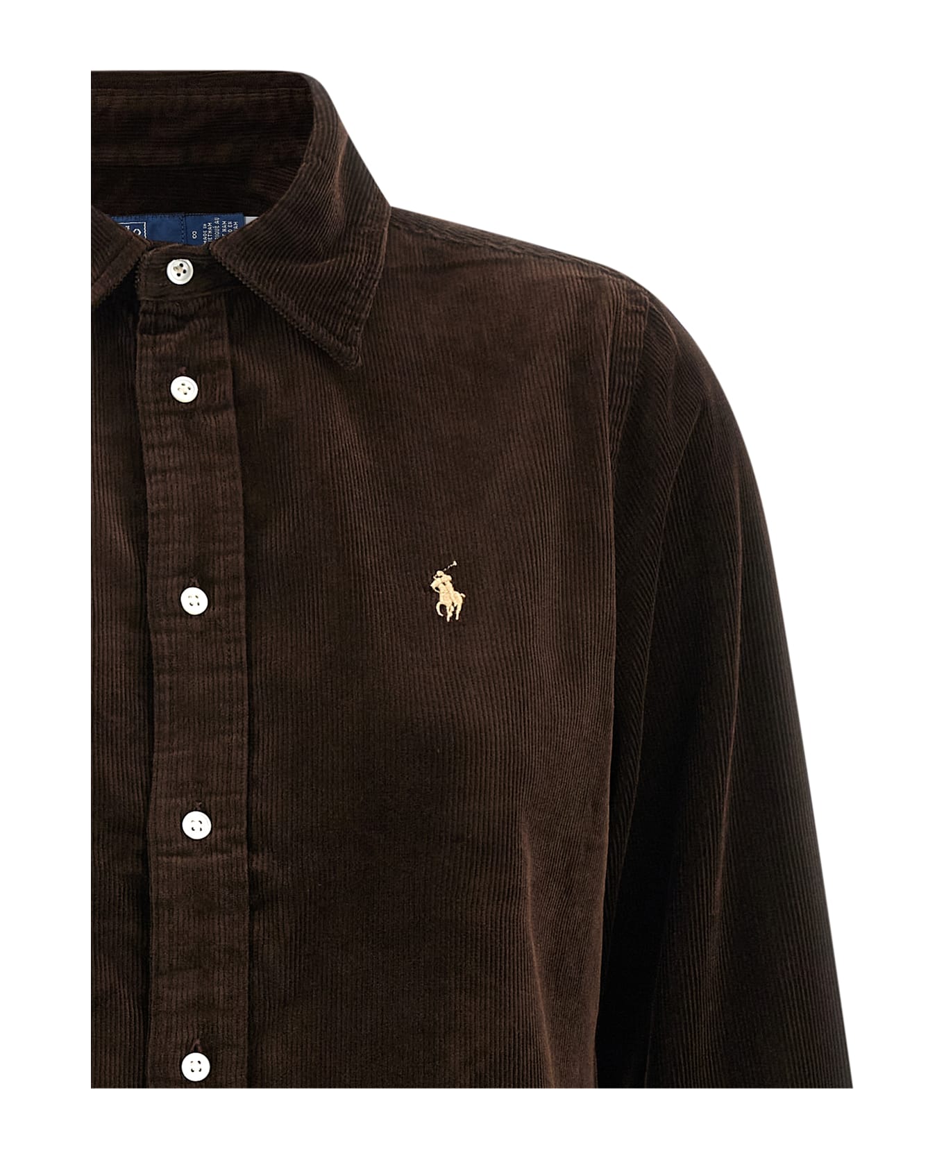 Polo Ralph Lauren Velvet Shirt - Black  