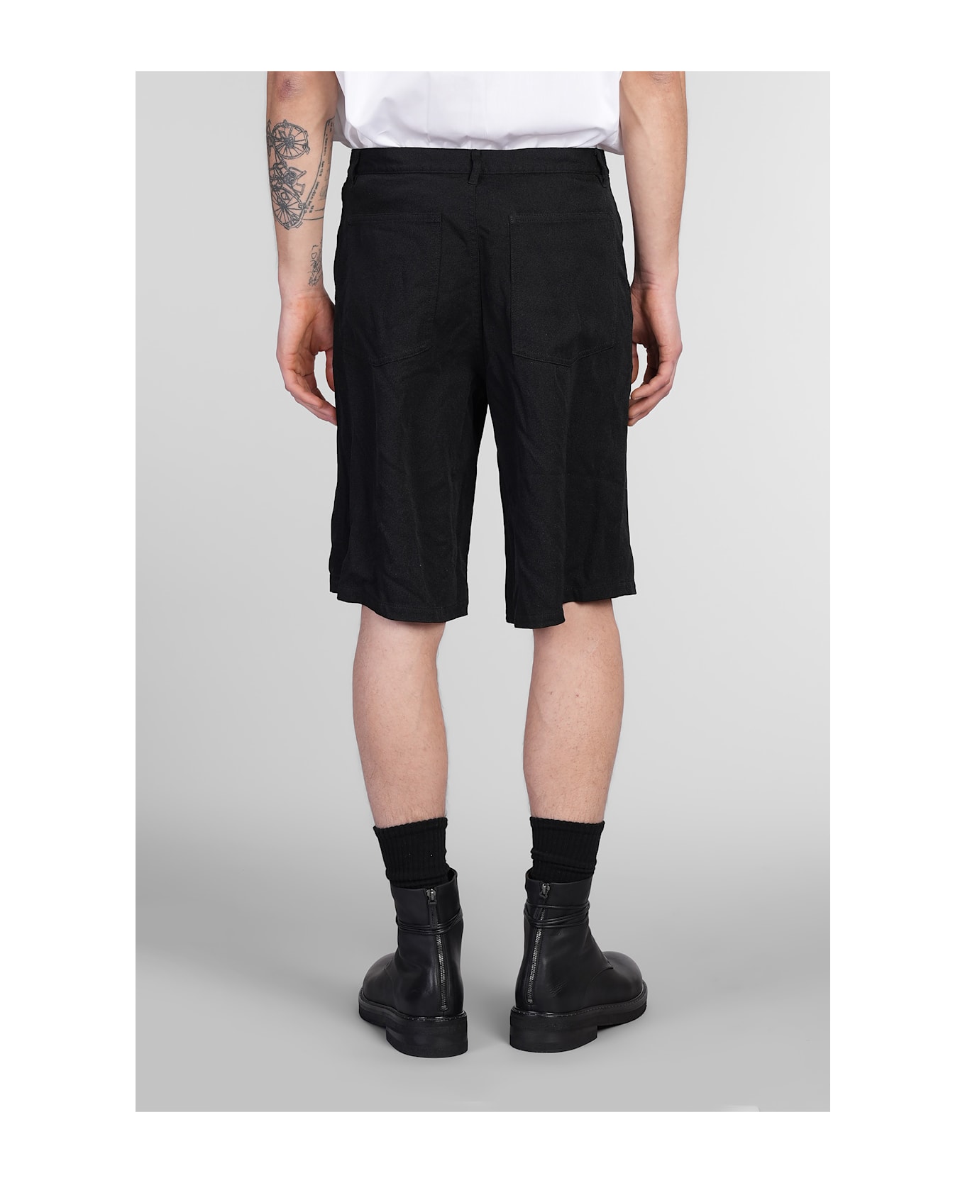 Comme des Garçons Shirt Shorts In Black Polyester - black