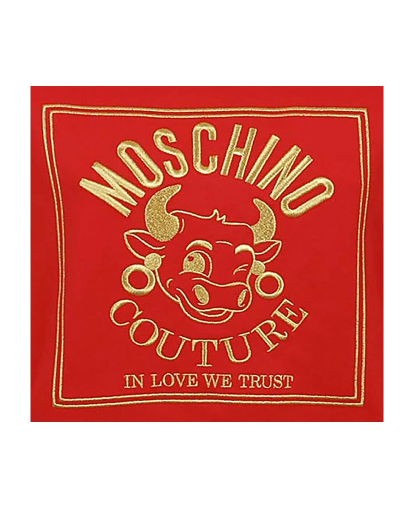 Moschino Couture Logo Sweartshirt - Red
