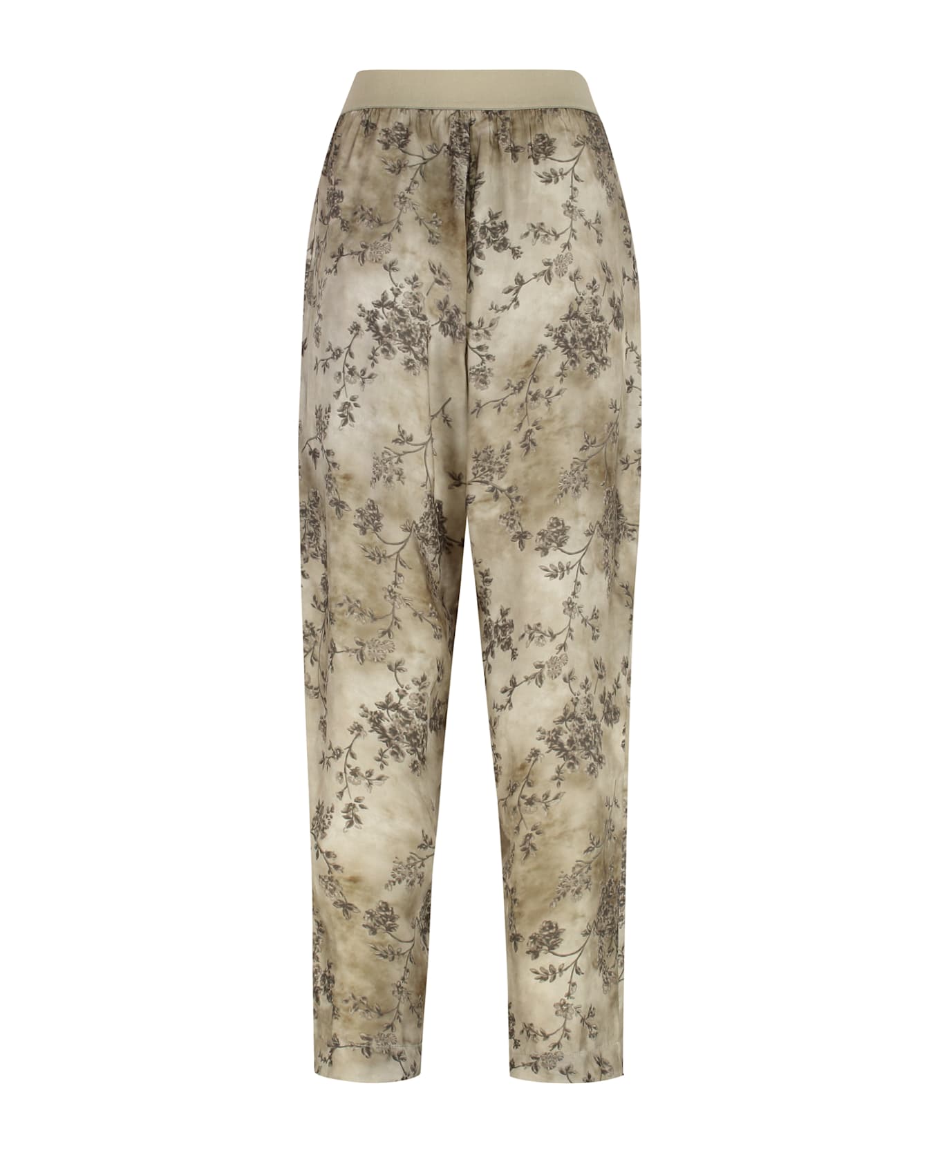 Uma Wang Printed High-rise Trousers - grey