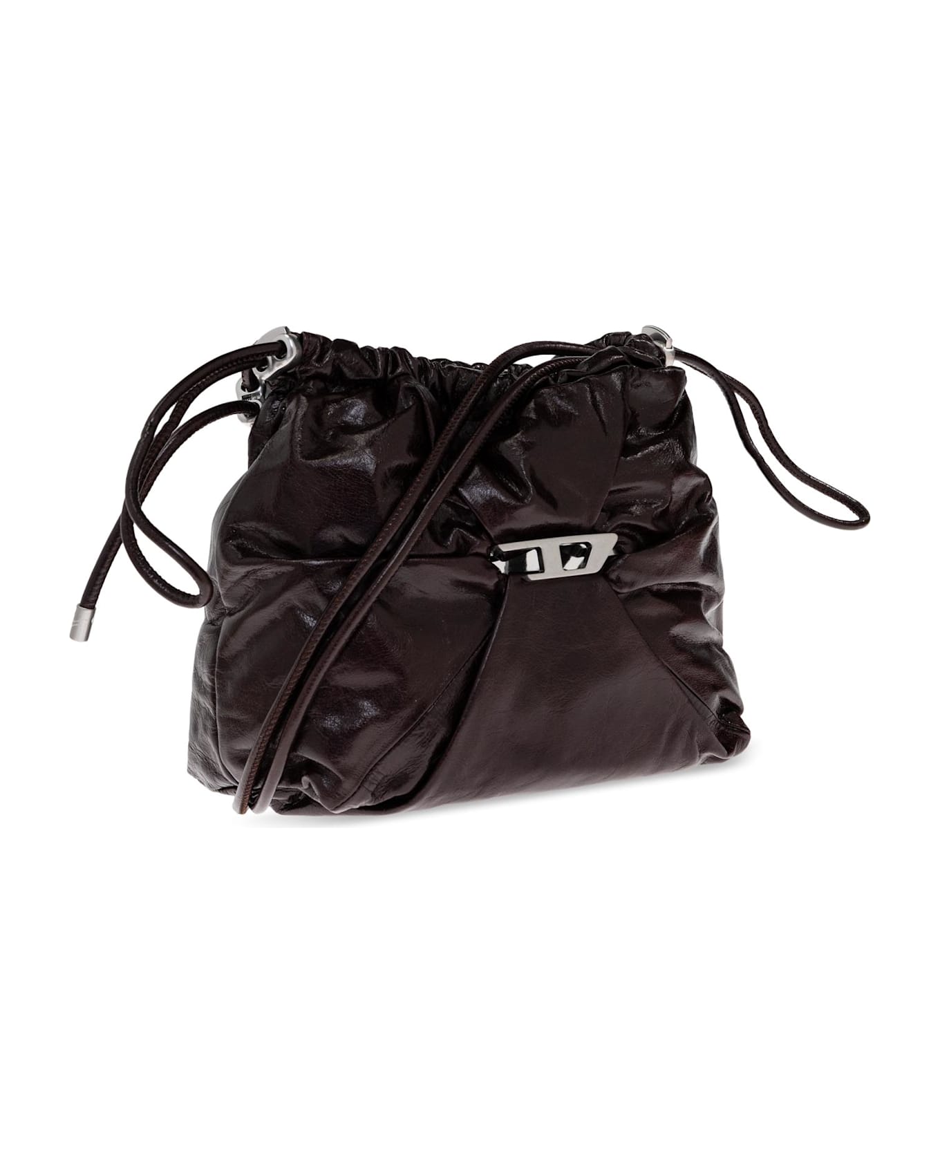 Diesel Shoulder Bag `scrunch-d Bucke` - Brown