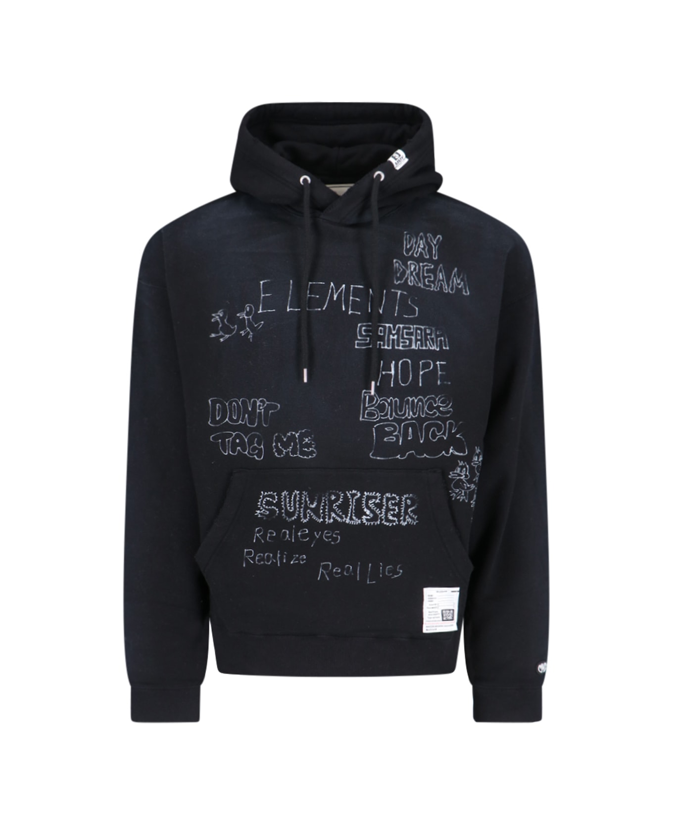 Mihara Yasuhiro Logo Hoodie - Black  