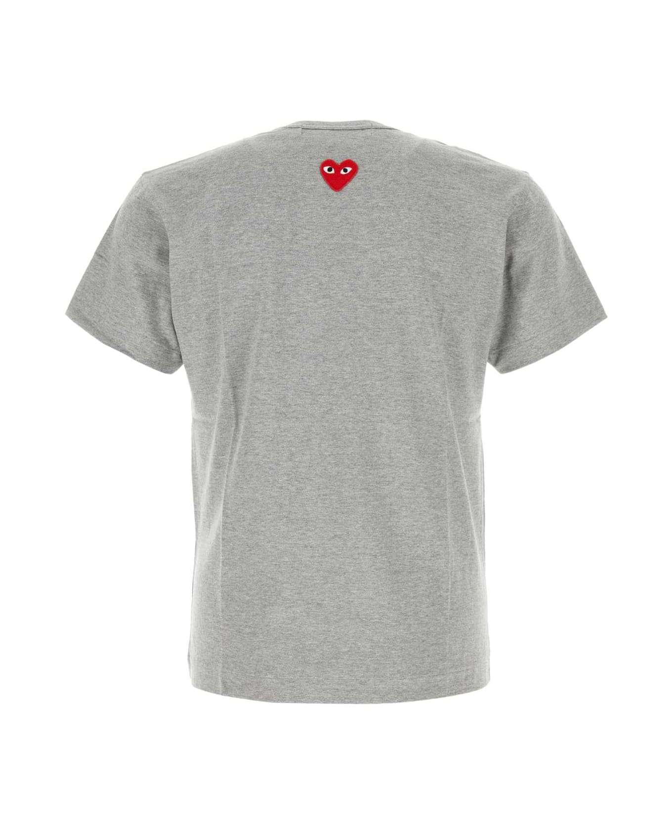 Tシャツ・カットソー Comme Des Garcons Shirt T-shirts Grey Comme des Garçons Play Grey Cotton T-shirt | italist, ALWAYS