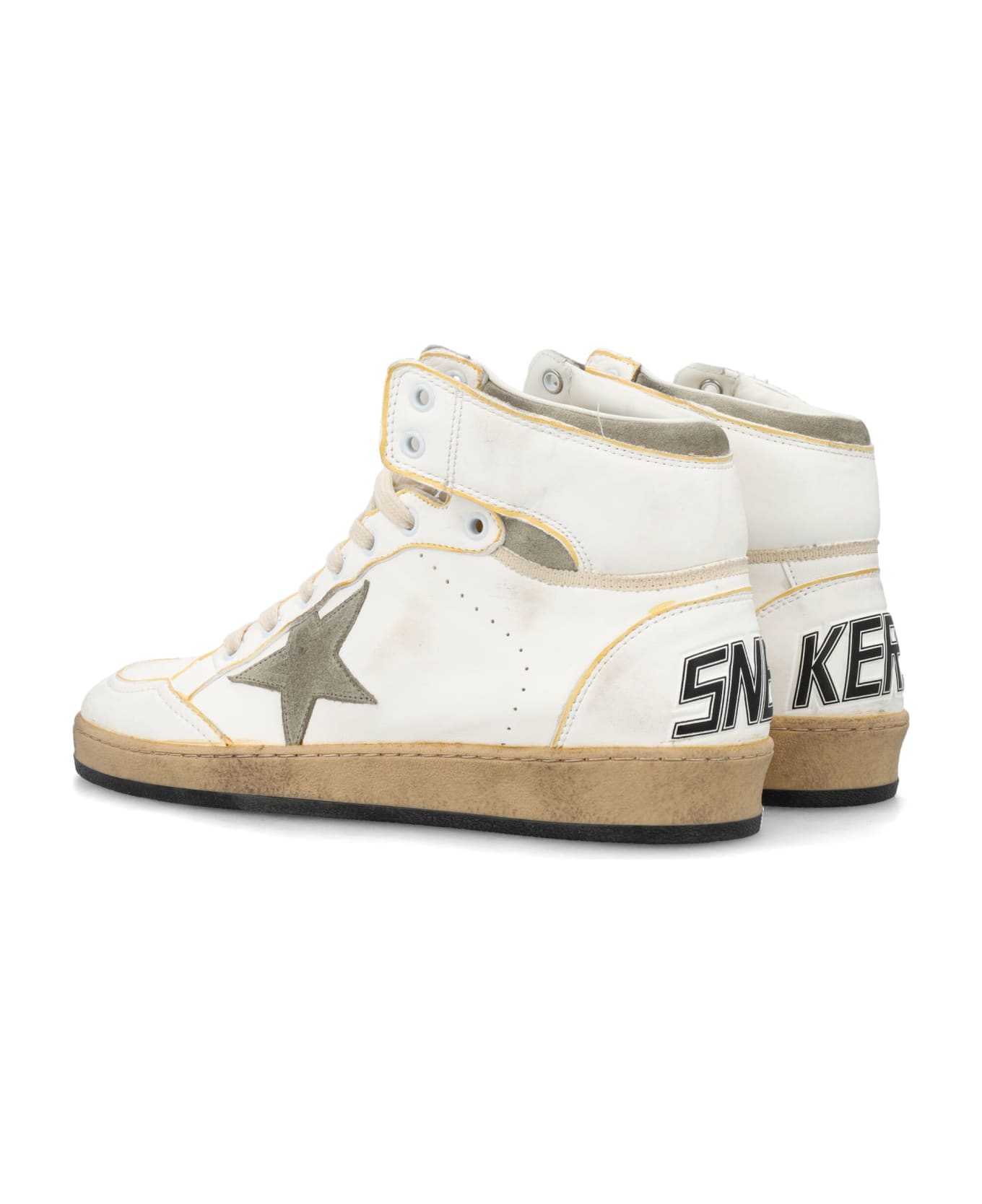 Golden Goose Sky Star Sneakers - White/Taupe