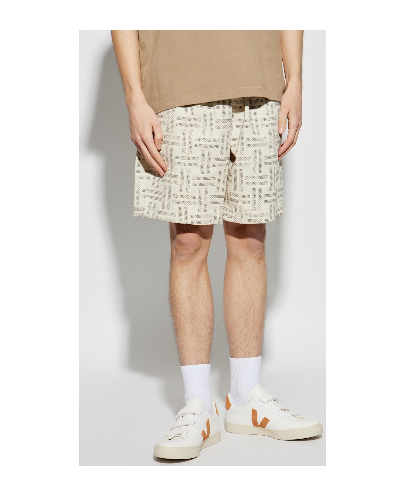 Kenzo Cotton Shorts - Tan