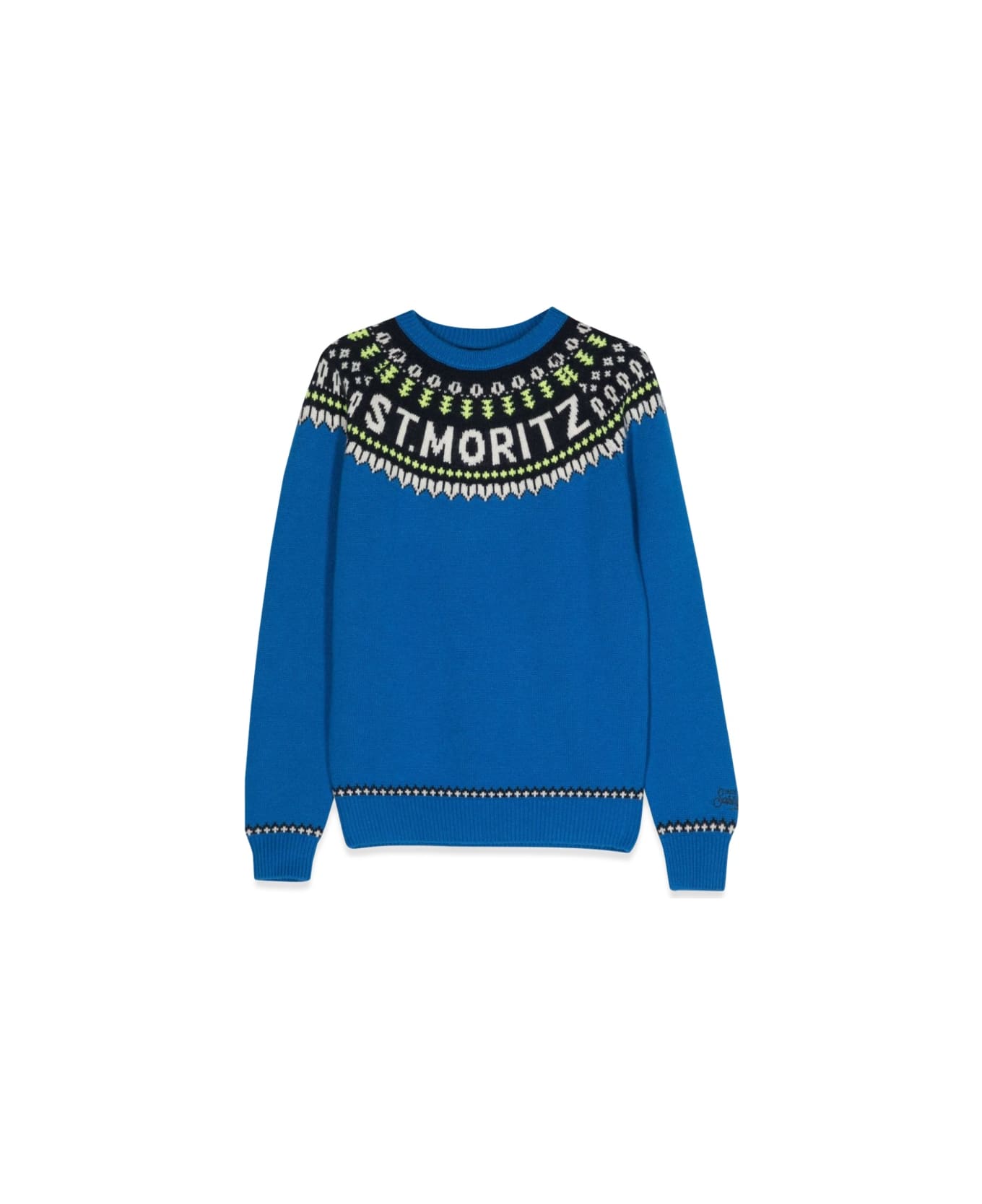 MC2 Saint Barth Douglas Nordic - BLUE ニットウェア＆スウェットシャツ