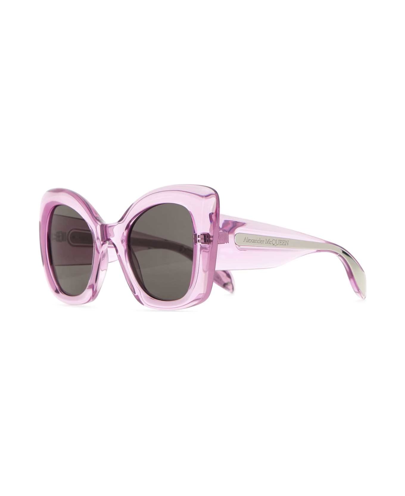 Alexander McQueen Pink Acetate The Curve Sunglasses - 5128