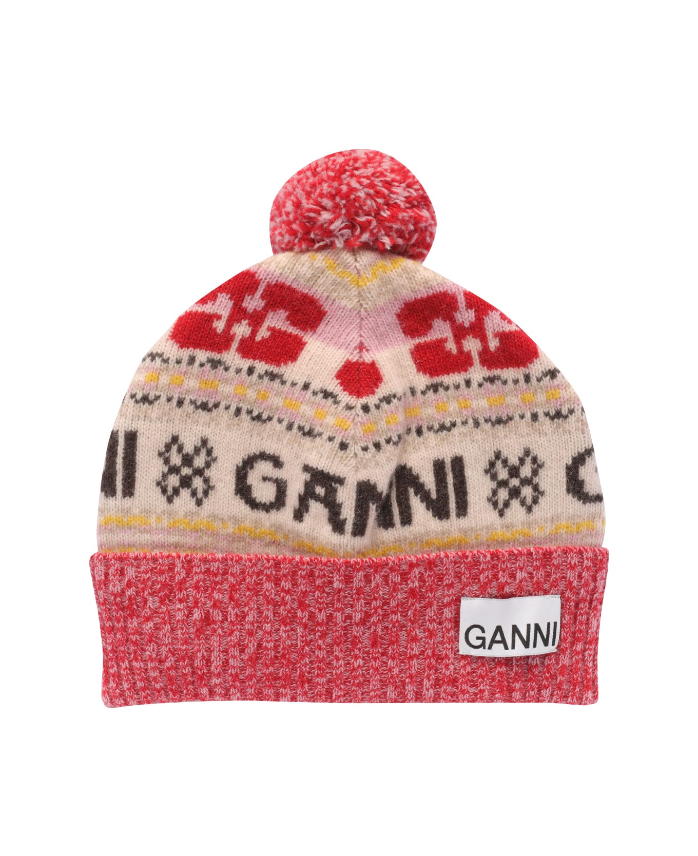 Ganni Beanie - Multicolour 帽子