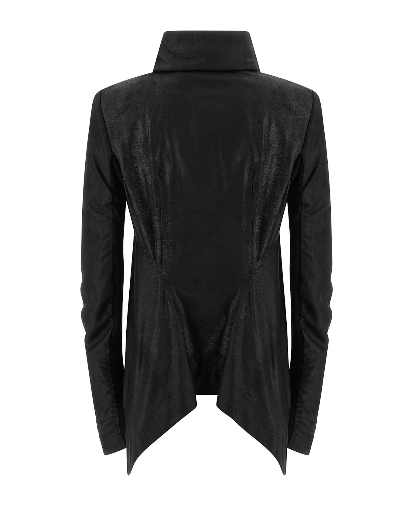 Rick Owens 
zipped Naska Biker
 Jacket - BLACK