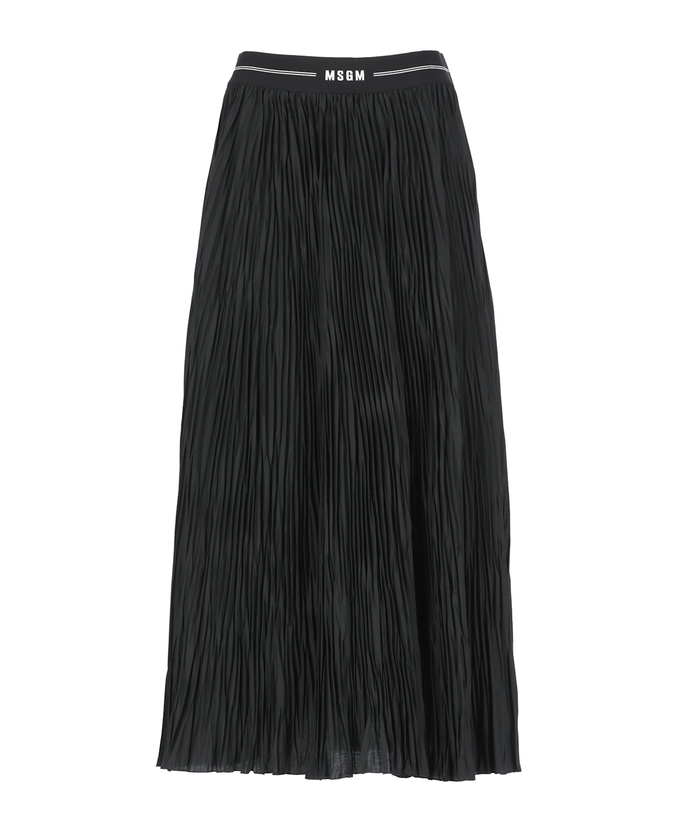 MSGM Logoed Skirt - Black