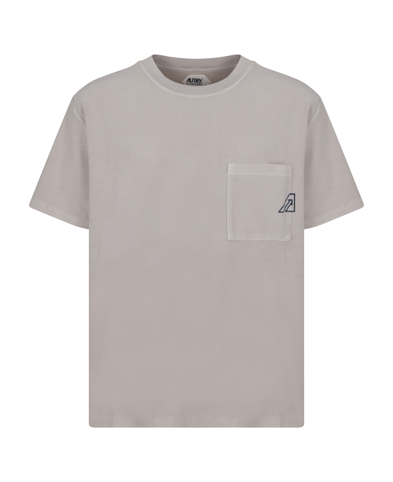 Autry Logo Pocket T-shirt - Storm シャツ