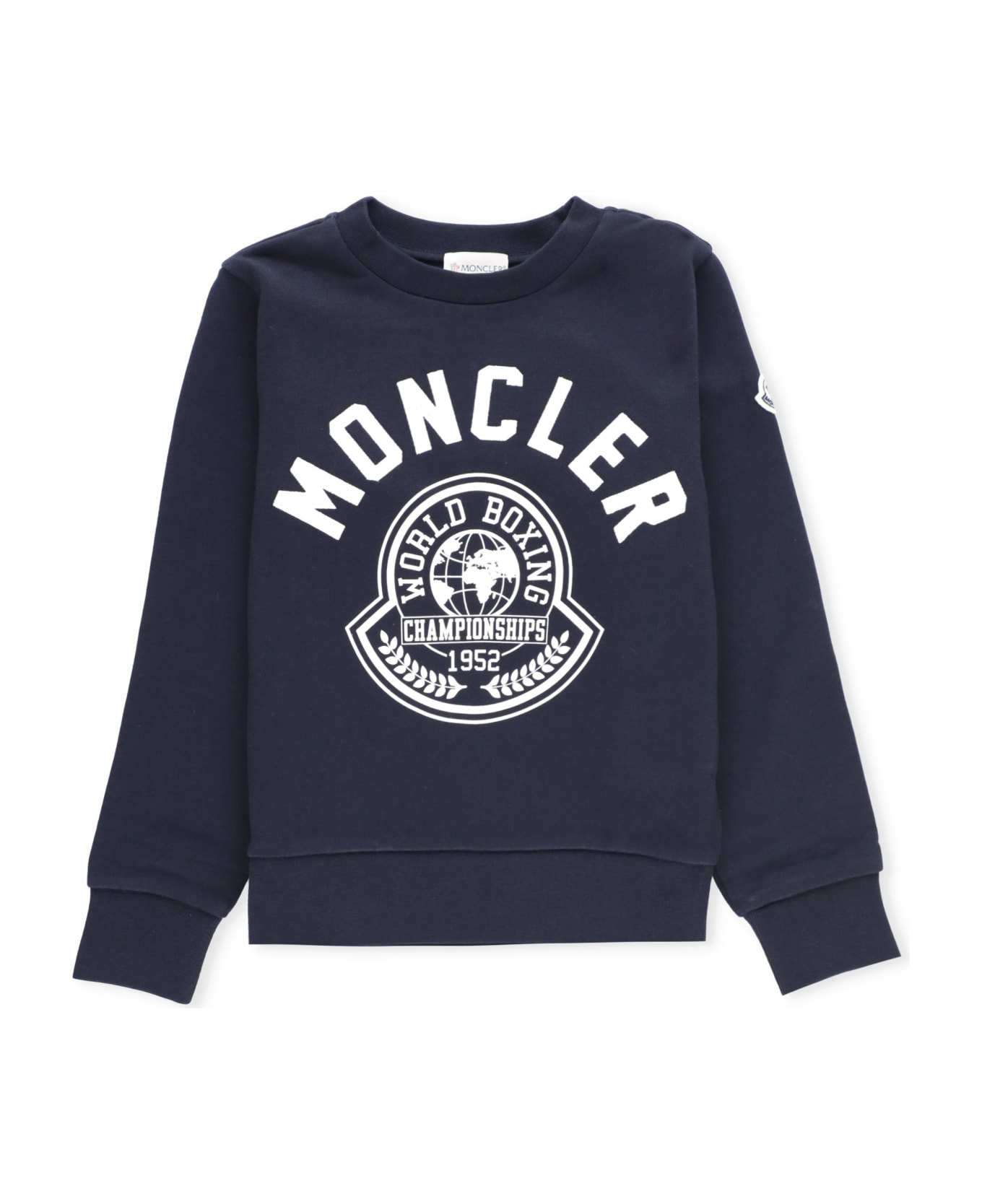 Moncler Cotton Sweatshirt - Blue