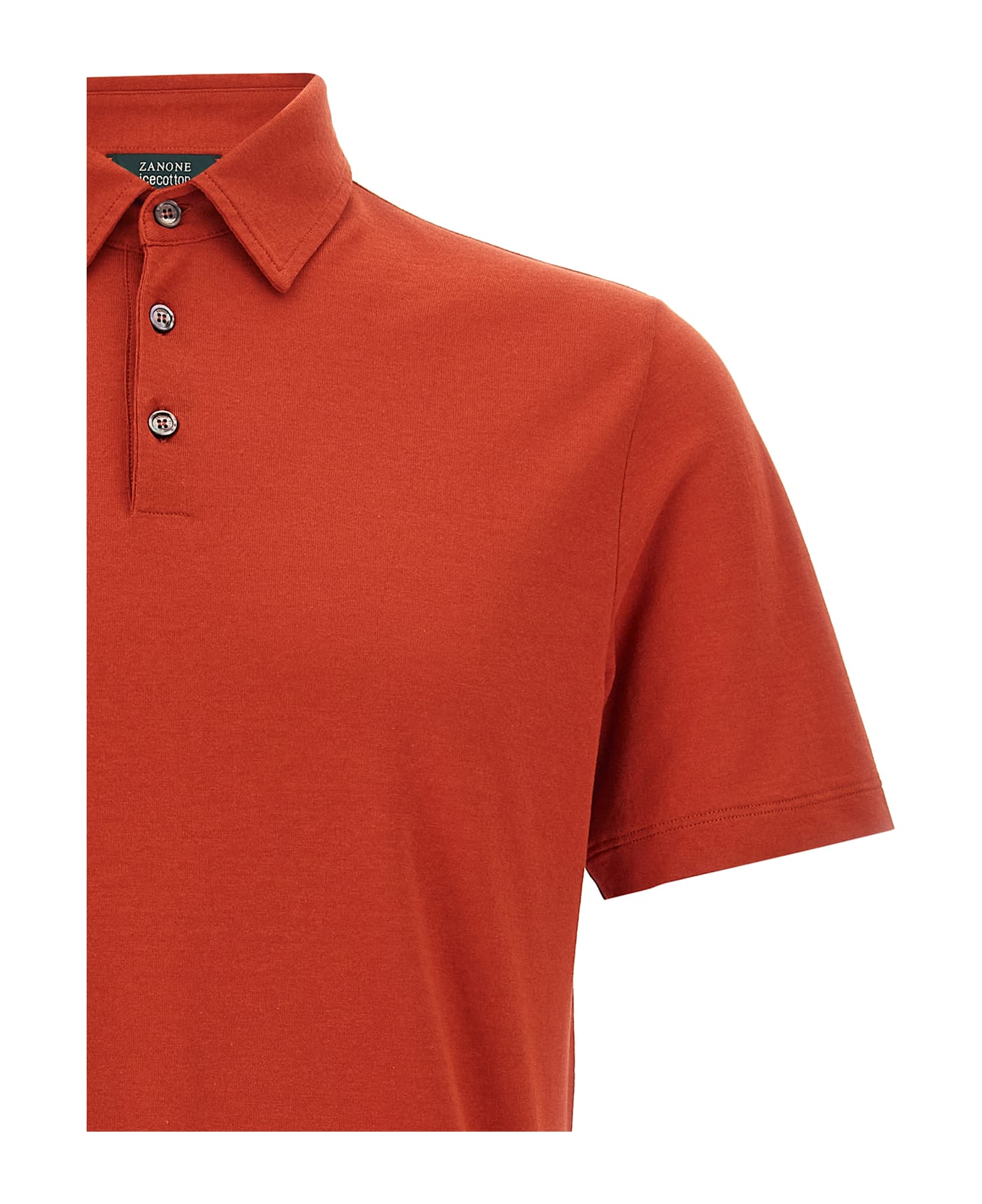 Zanone 
ice Cotton
 Polo Shirt - Orange